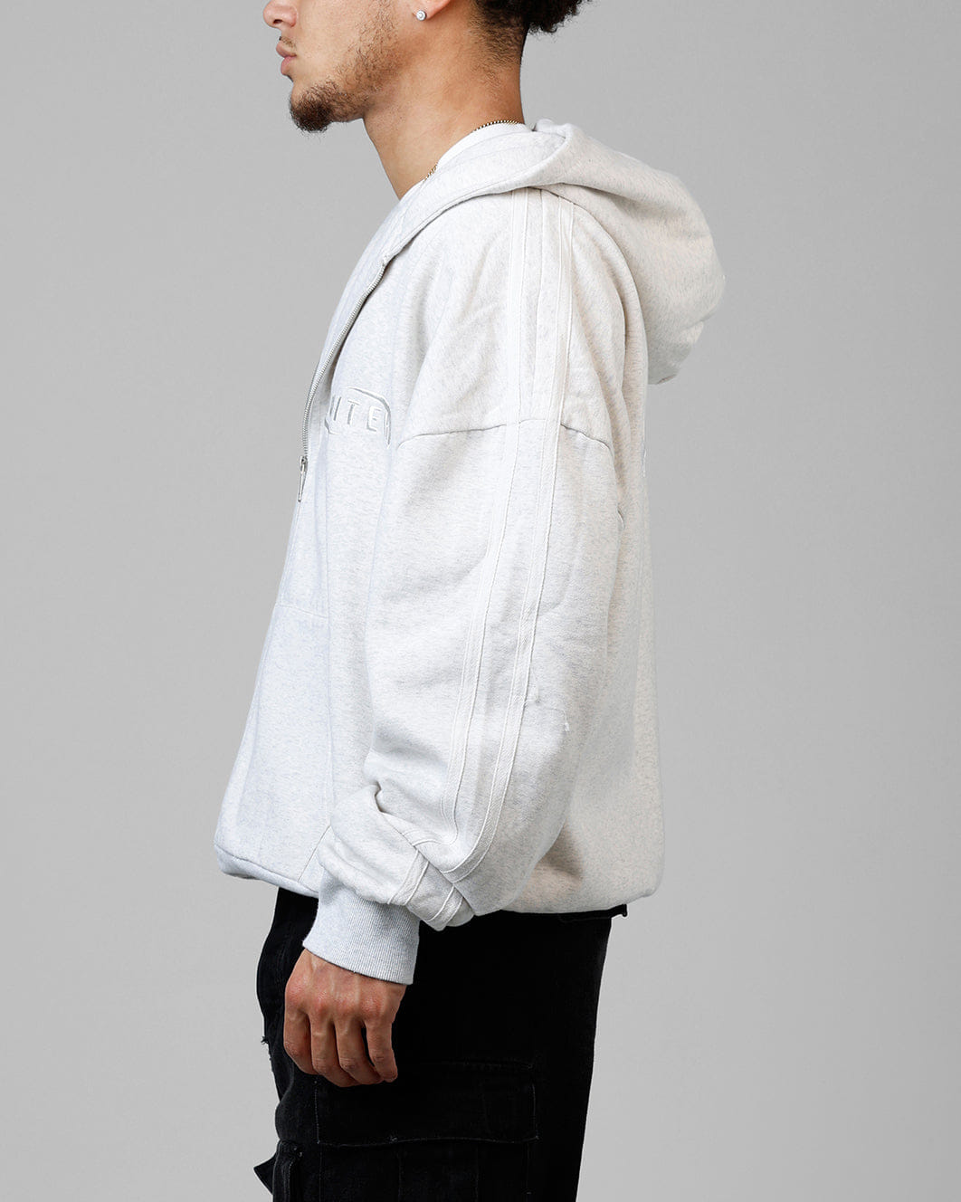 Loiter Night Vision Hoodie Grey Marle