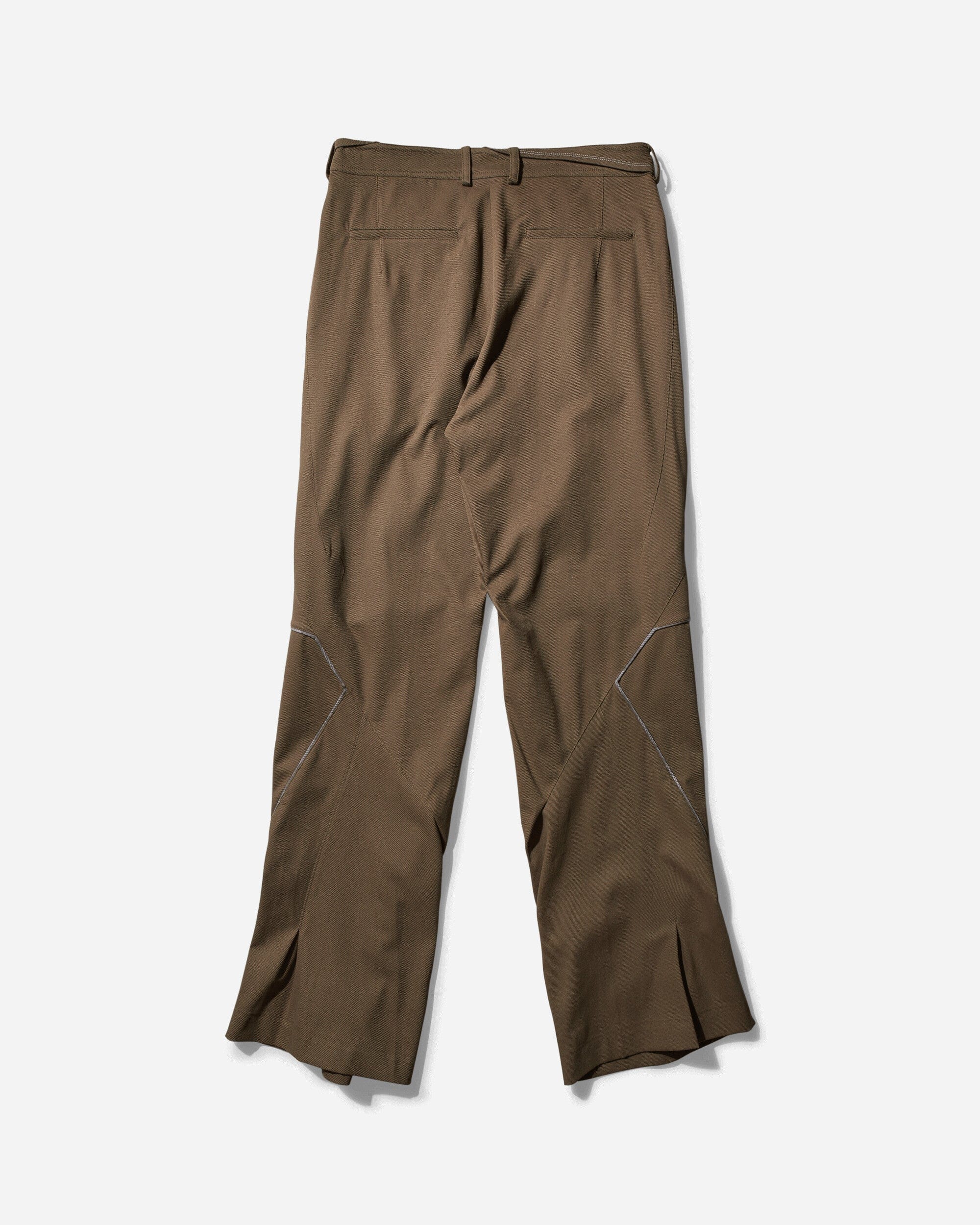 Kiko Kostadinov Men's Ohne K - Dart Trousers Brass Green