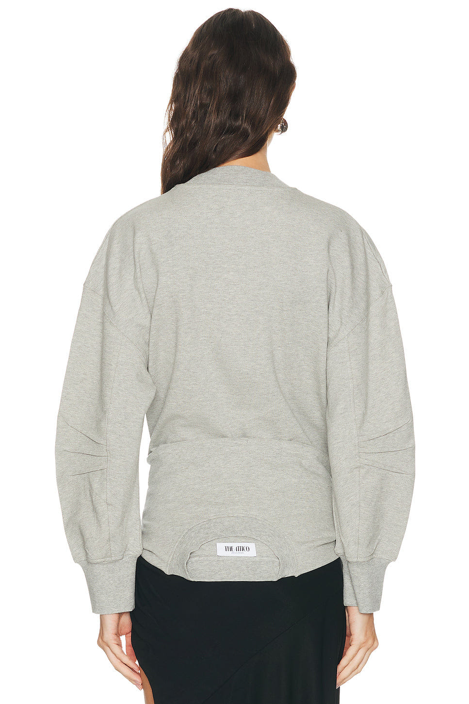 THE Attico Fleece Tie Sweatshirt