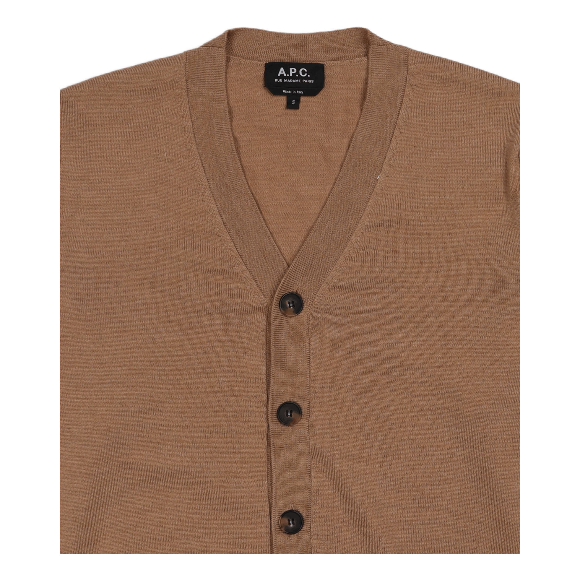 A.P.C. Cardigan Samuel Beige Chiné