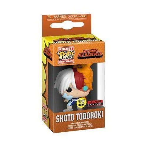 Funko My Hero Academia Shoto Todoroki GITD Pocket Pop! Key - chain - AAA Anime Exclusive