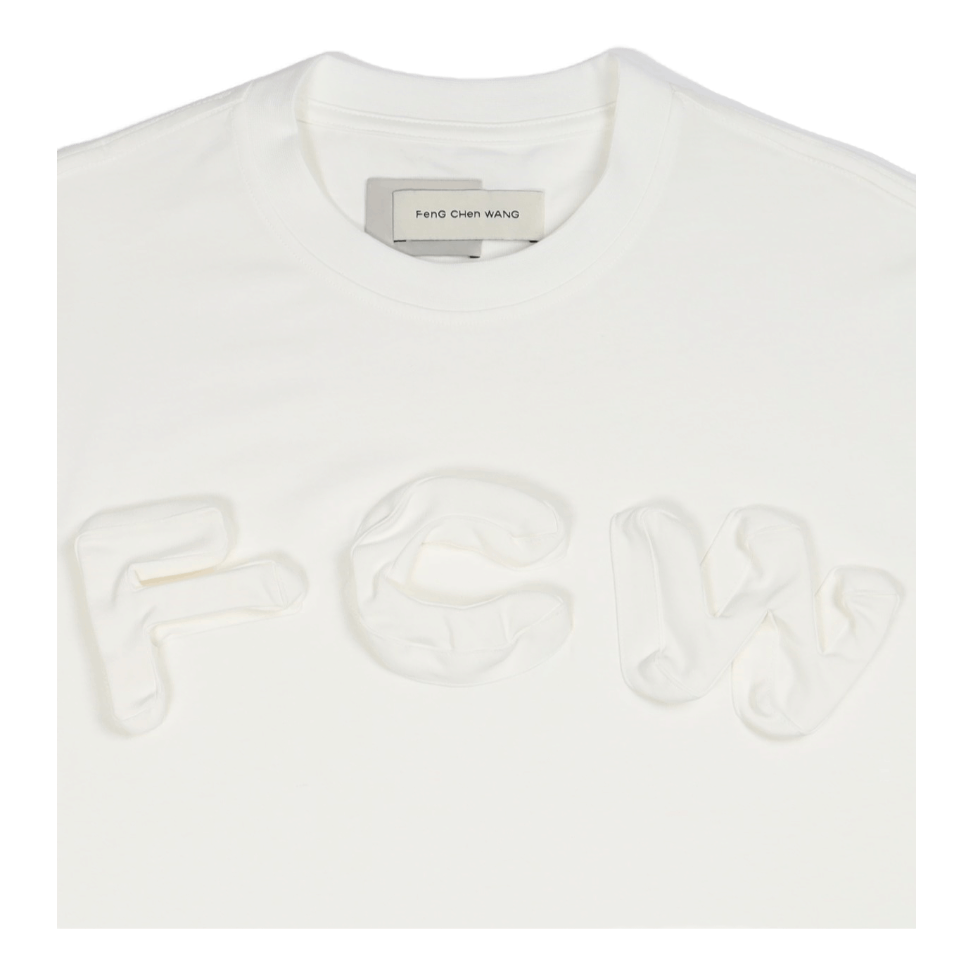 Feng Chen Wang 2in1 3d Logo T - shirt White