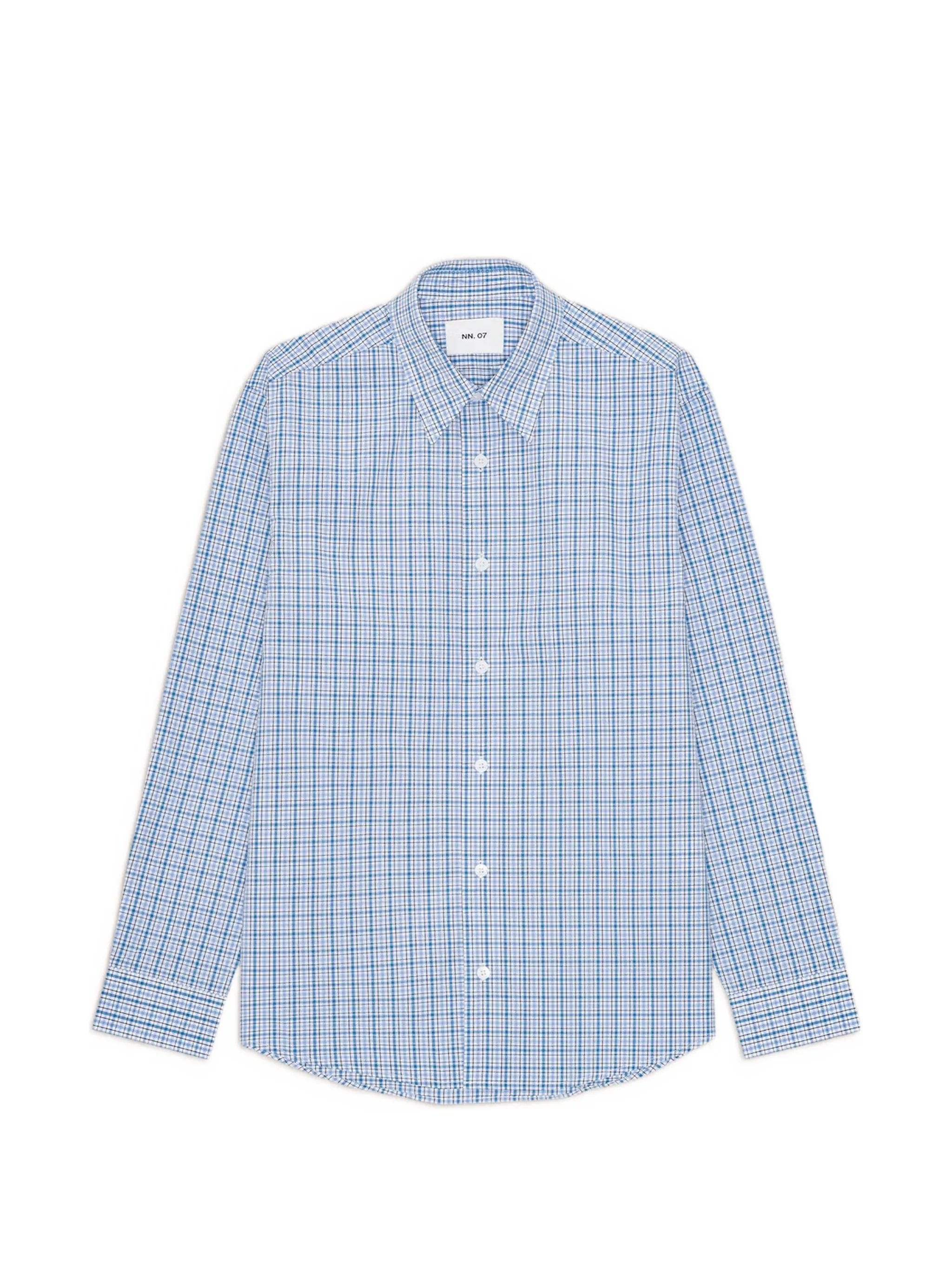 NN07 Quinsy check - pattern long - sleeve shirt