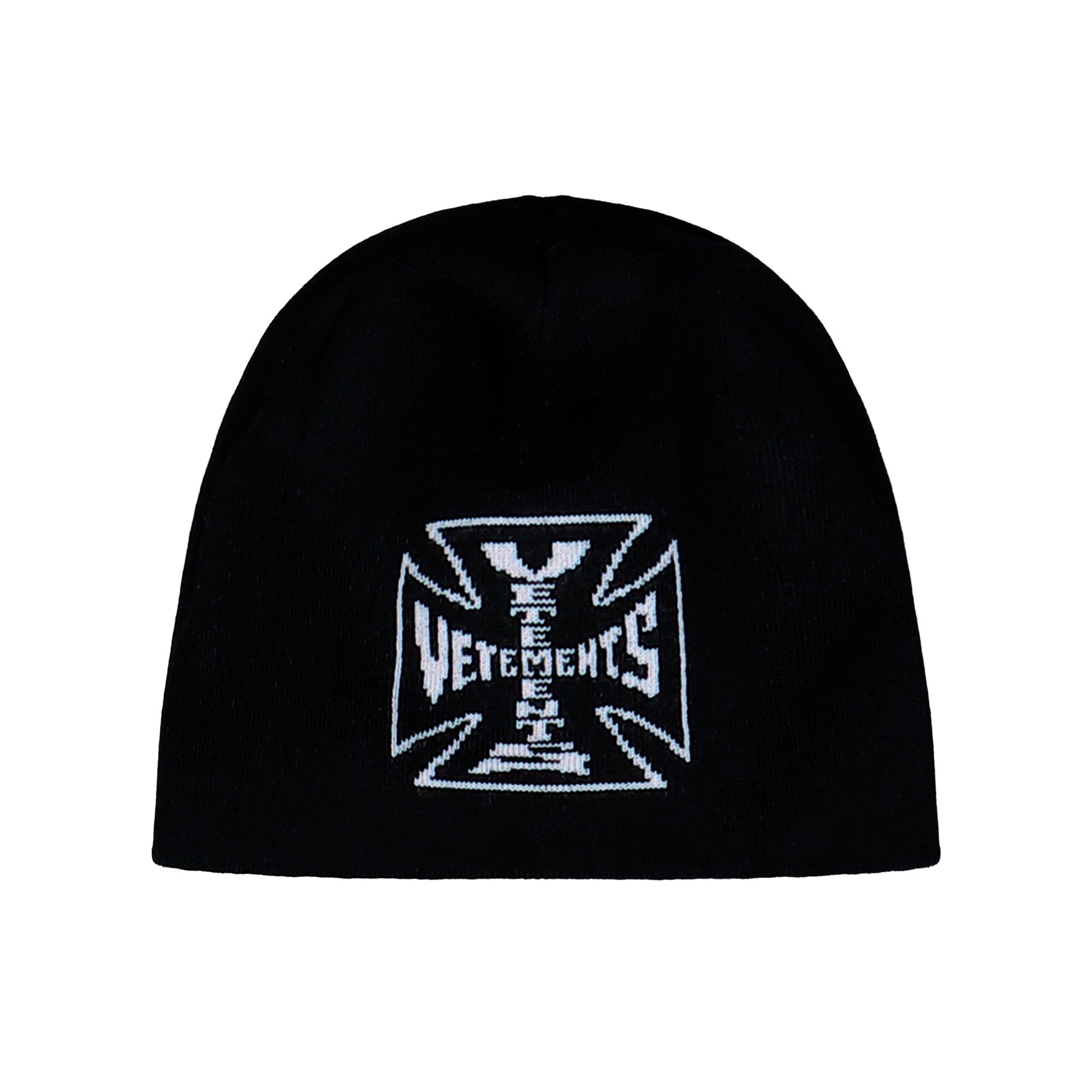 Vetements Biker Cross Logo Beanie