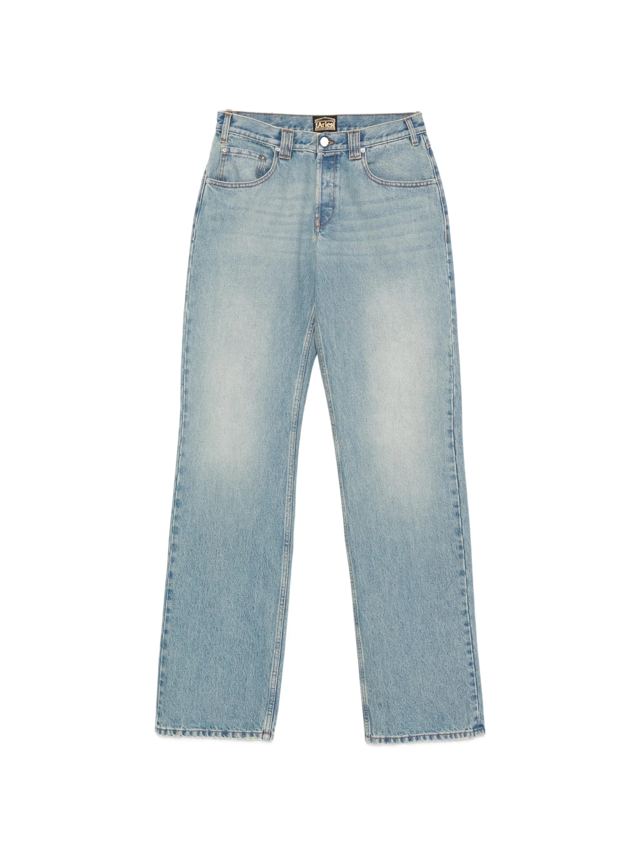 Aries Tyrone distressed low - rise jeans