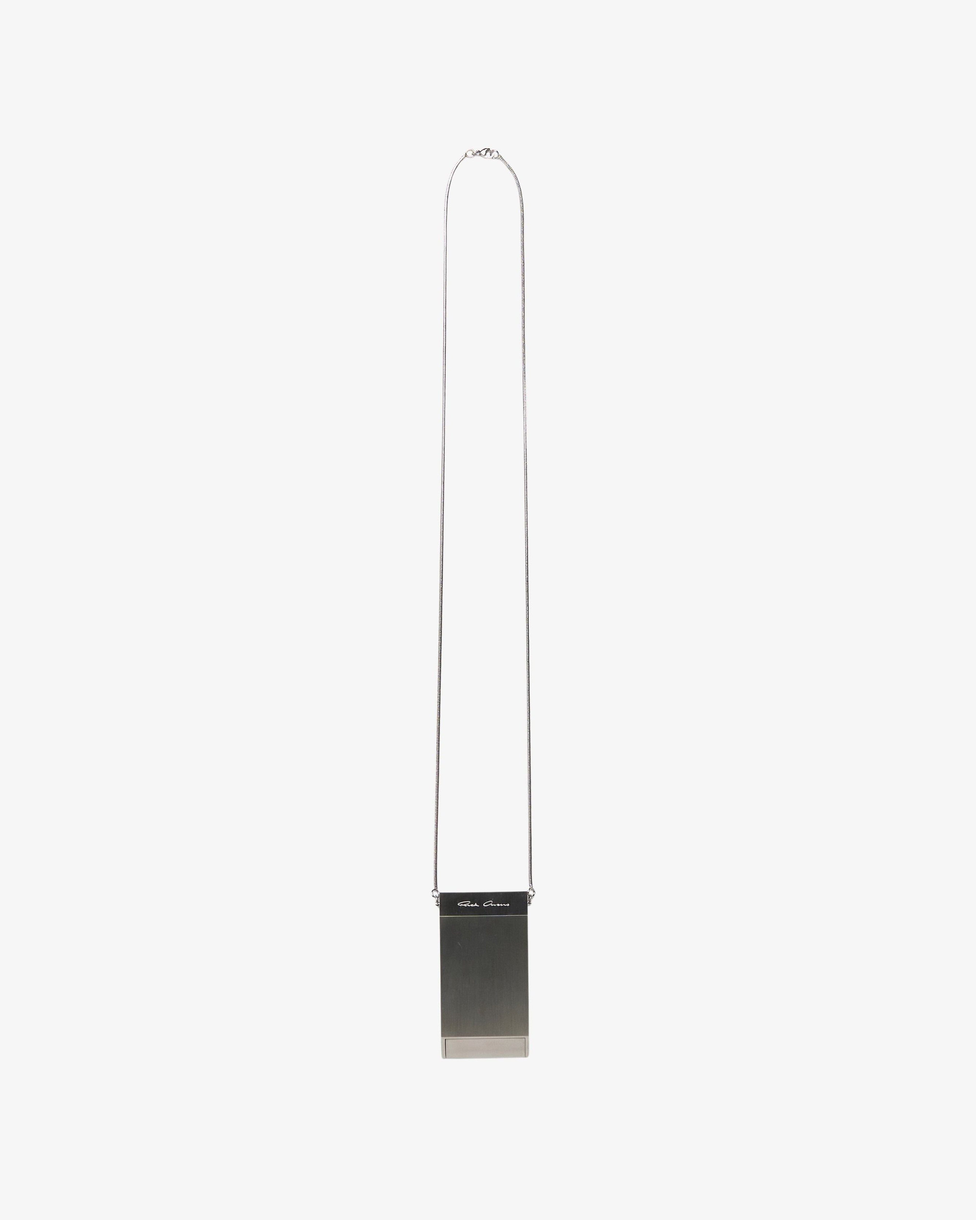 RICK OWENS - Men's Portable Ashtray Charm - (Silver)