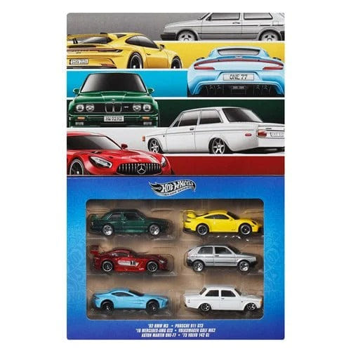 Mattel Hot Wheels Silver Series Euro Vehicle Multipack