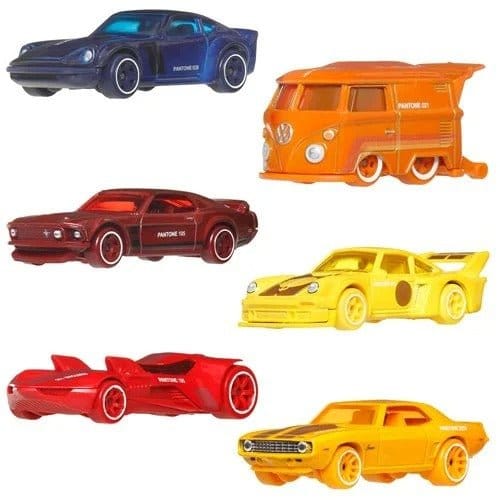 Mattel Hot Wheels Silver Series Pantone Vehicle Multipack