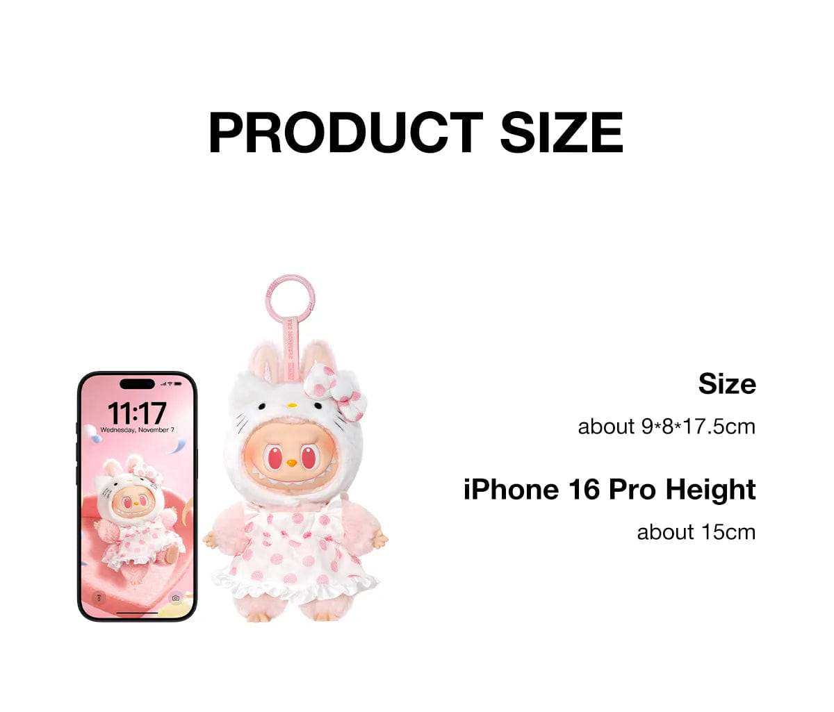 Popmart THE MONSTERS LABUBU × Sanrio Characters Series - Vinyl Plush Pendant Blind Box
