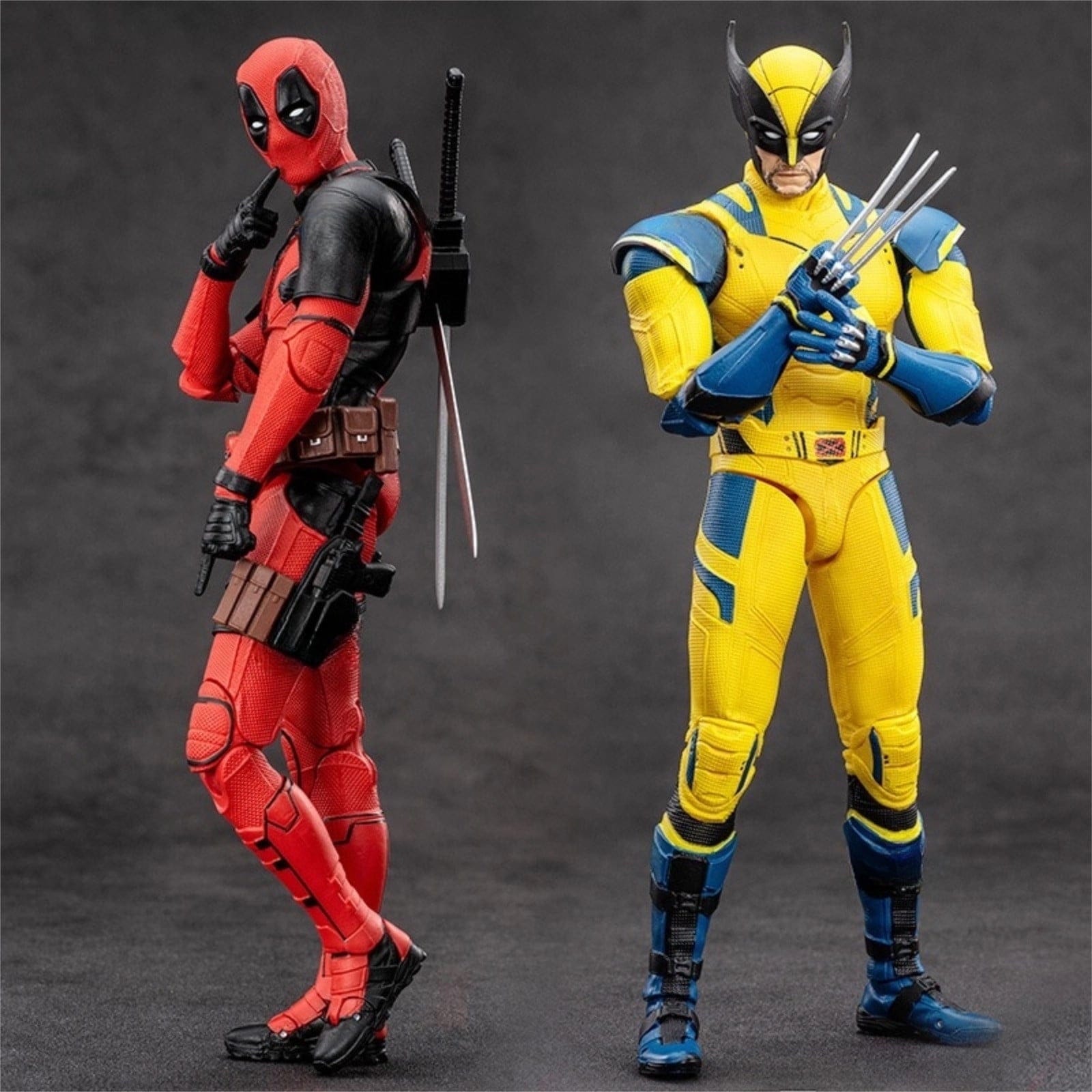 My Store Deadpool & Wolverine Action Figures Set – Collectible Toy Models for Fans & Kids