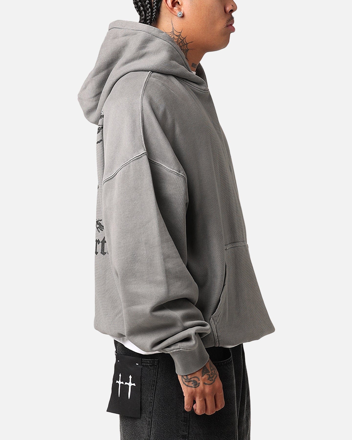 Saint Morta Ethereal Hoodie Washed Charcoal