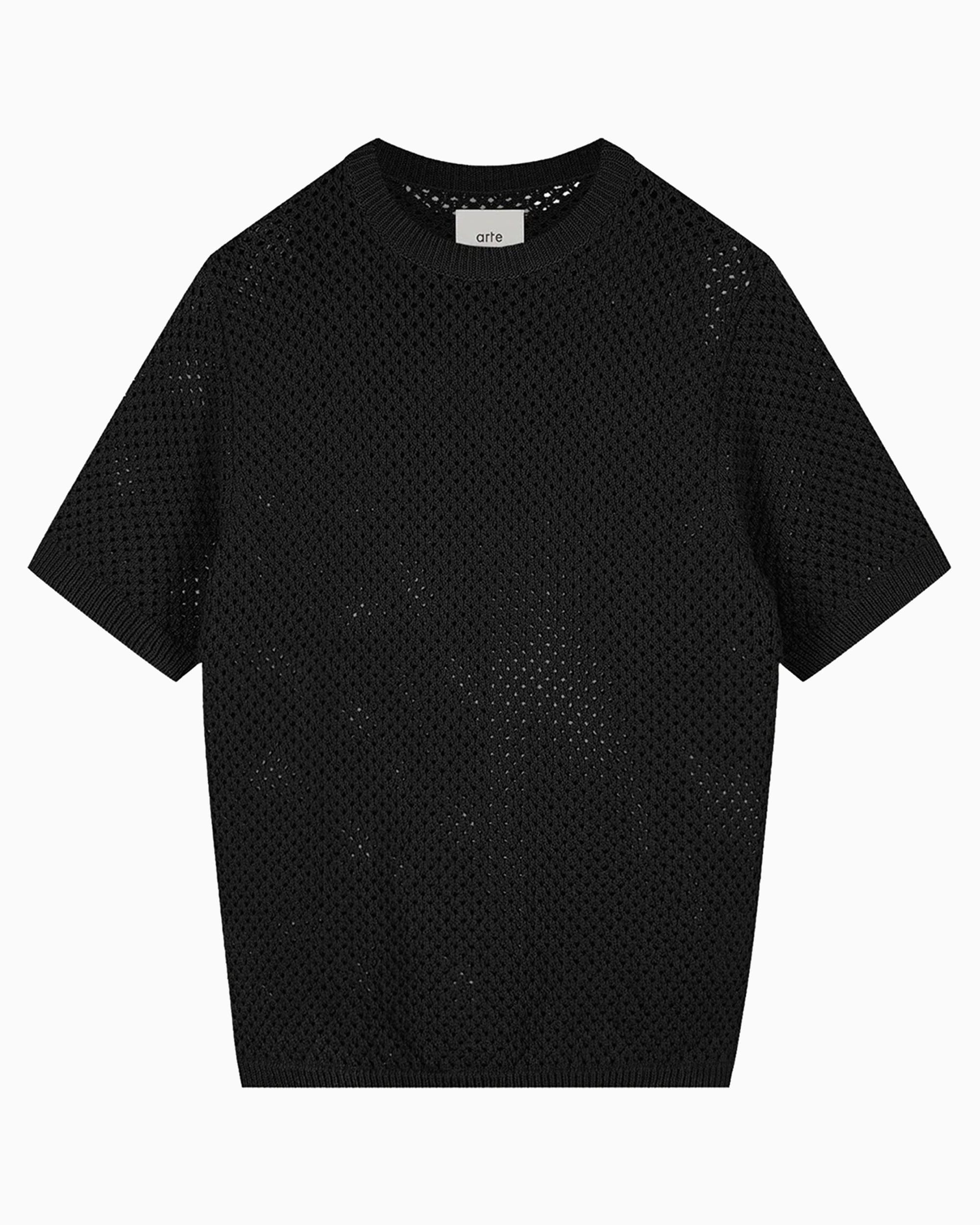Arte Antwerp Camiseta Relaxed de media manga Arte Antwerp Crochet para hombre