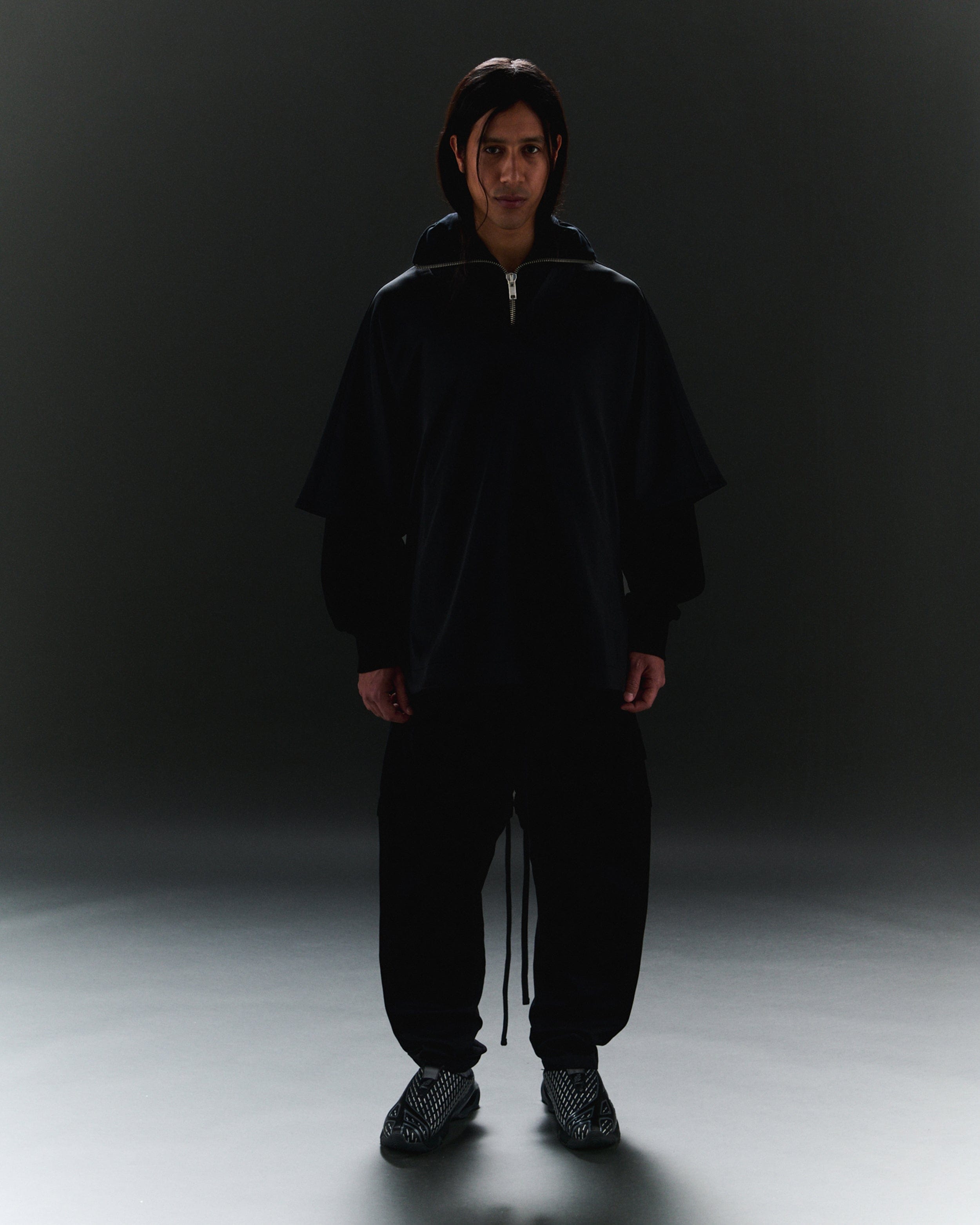 Ovnnie Sudadera con capucha OVNNIE Men's Balaclava Hoodie para hombre
