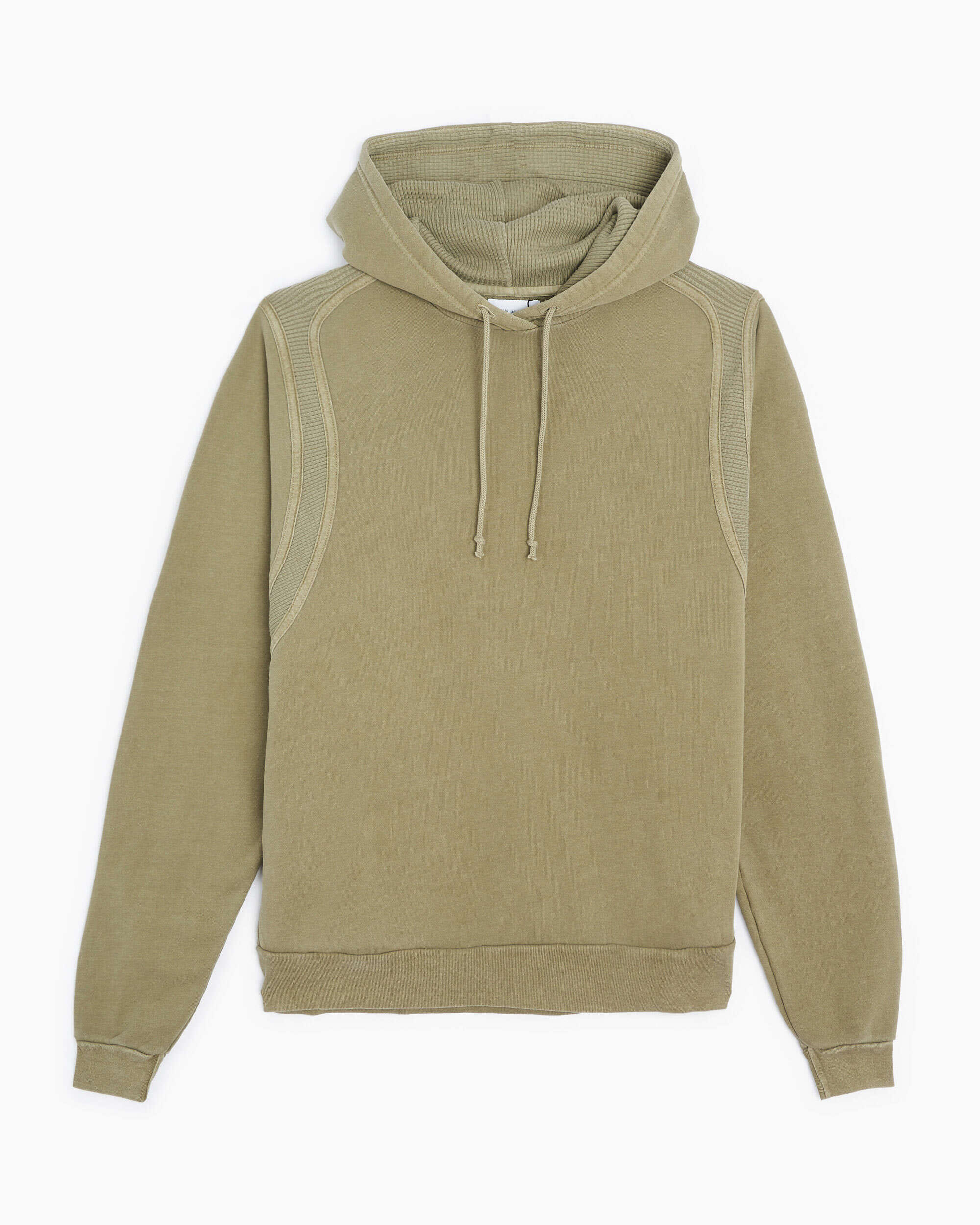 John Elliott Sudadera con capucha John Elliott Cross Thermal Washed Arm Men's Hoodie para hombre