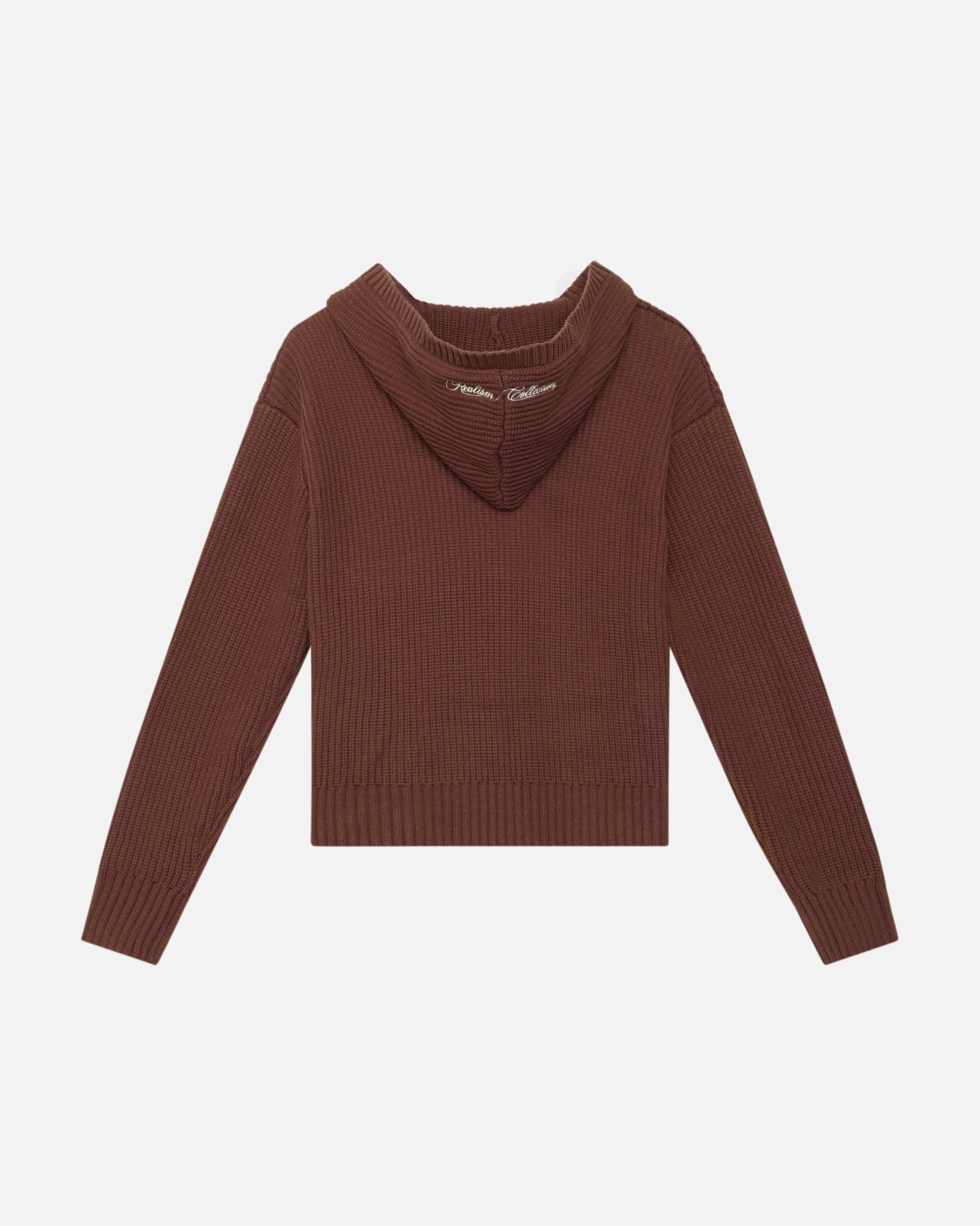 Realism SSS REALISM VIVANT KNIT ZIP HOODIE REDWOOD