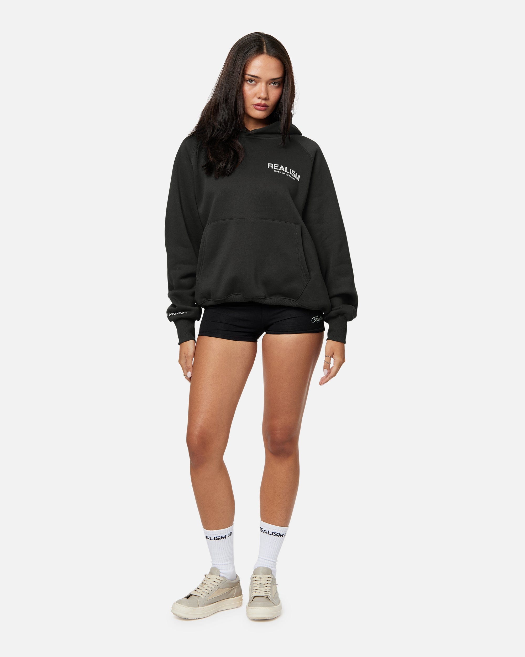 Realism SSS REALISM HEAVEN LOGO HOODIE ASPHALT