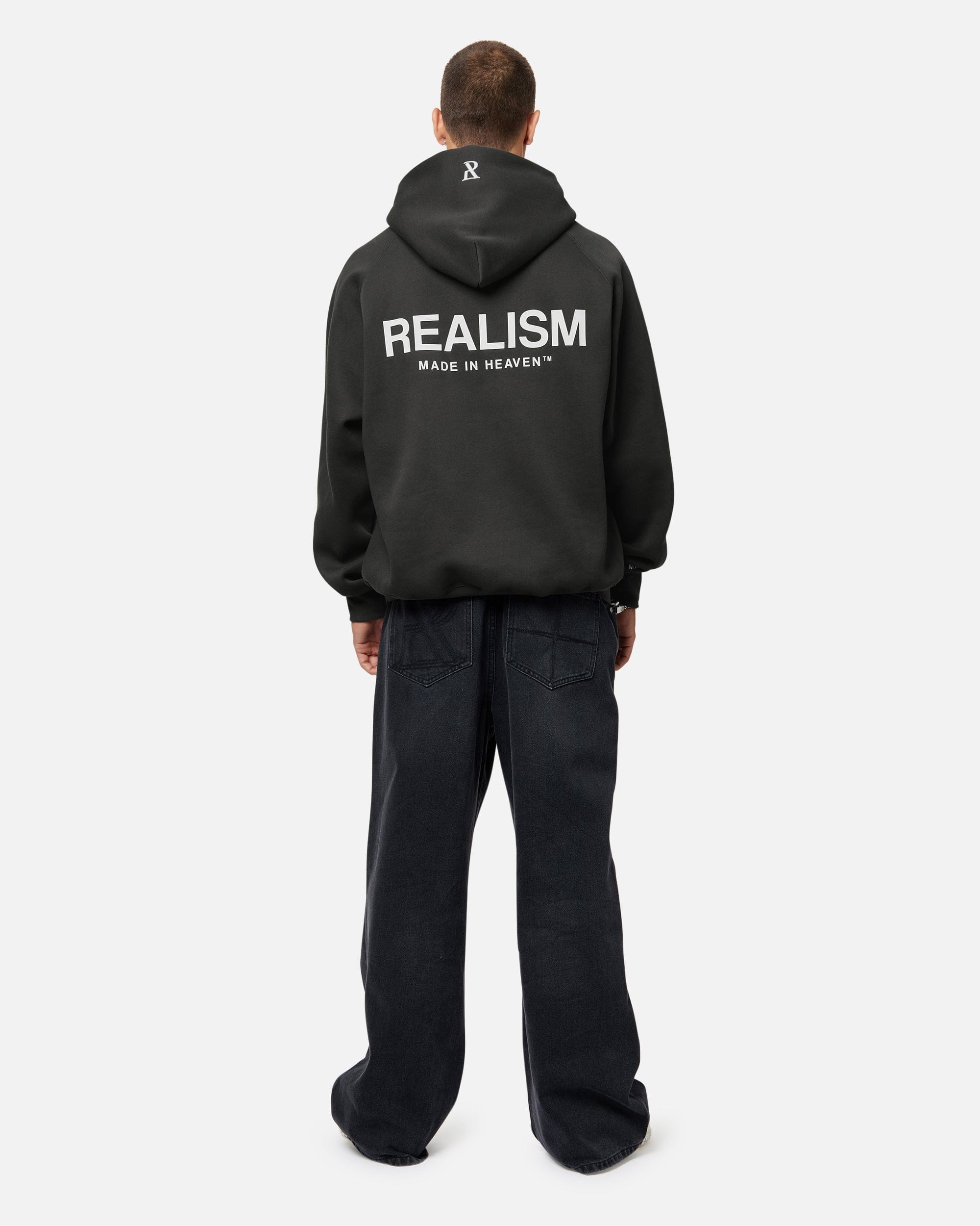 Realism SSS REALISM HEAVEN LOGO HOODIE ASPHALT