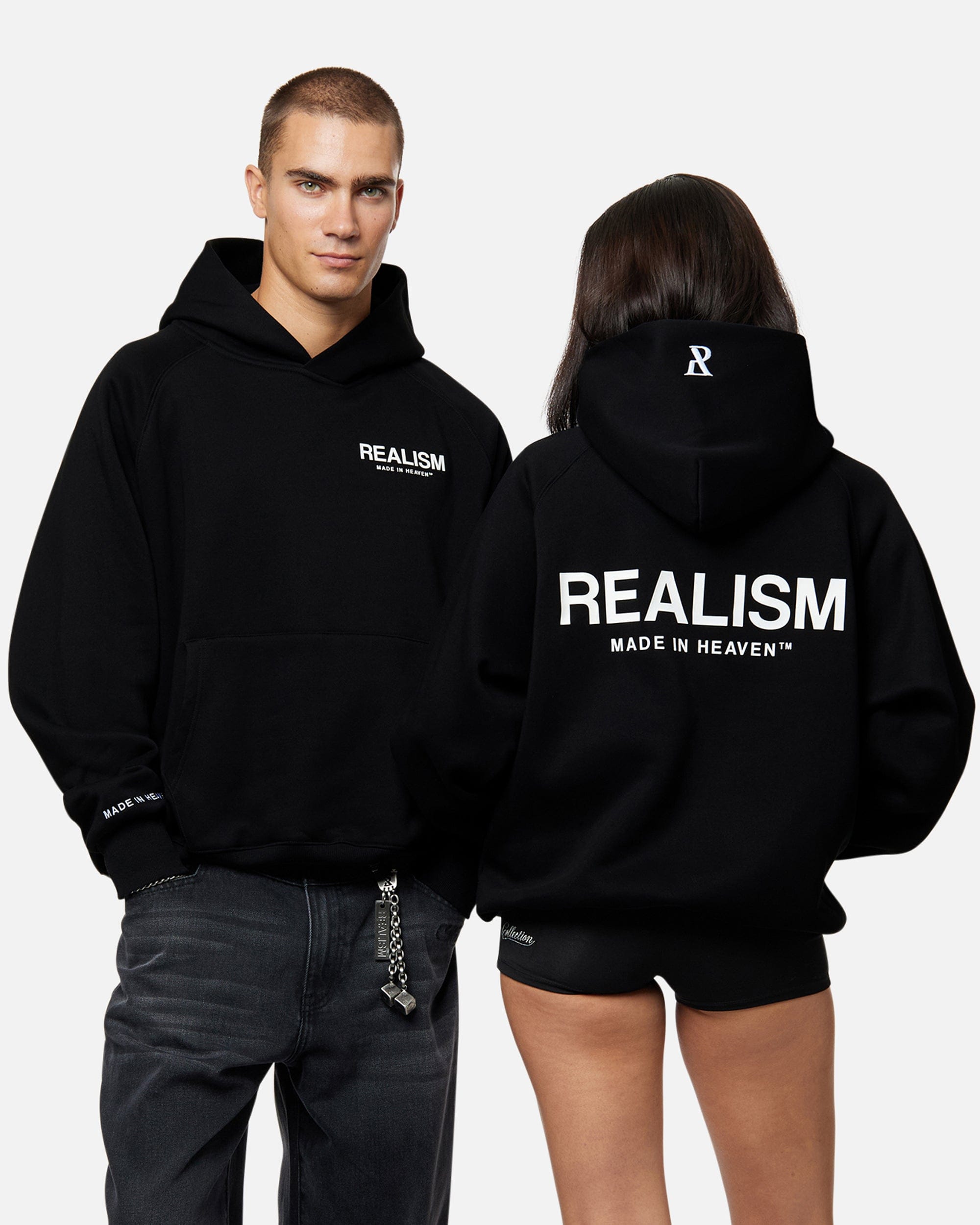 Realism SSS REALISM HEAVEN LOGO HOODIE BLACK