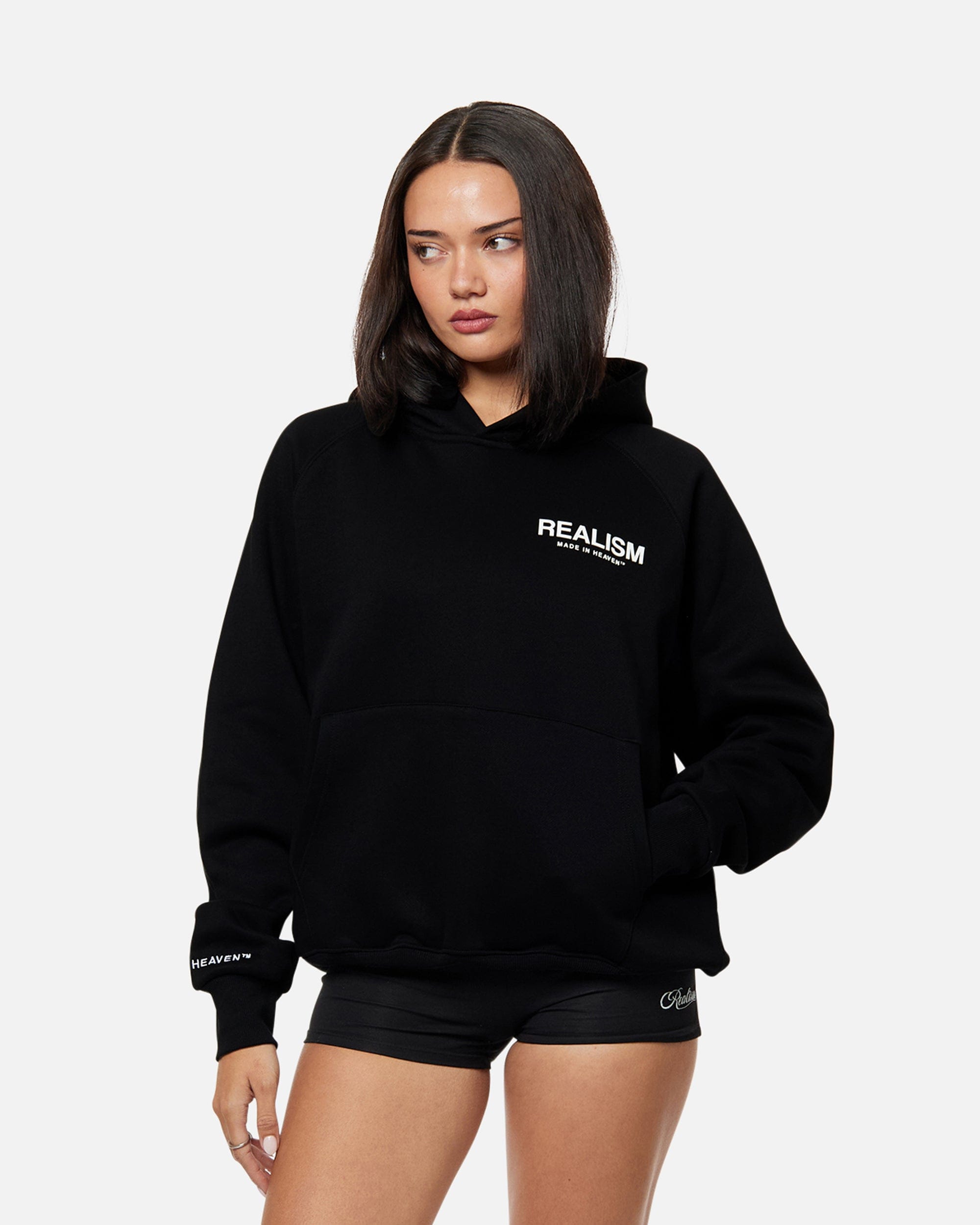 Realism SSS REALISM HEAVEN LOGO HOODIE BLACK