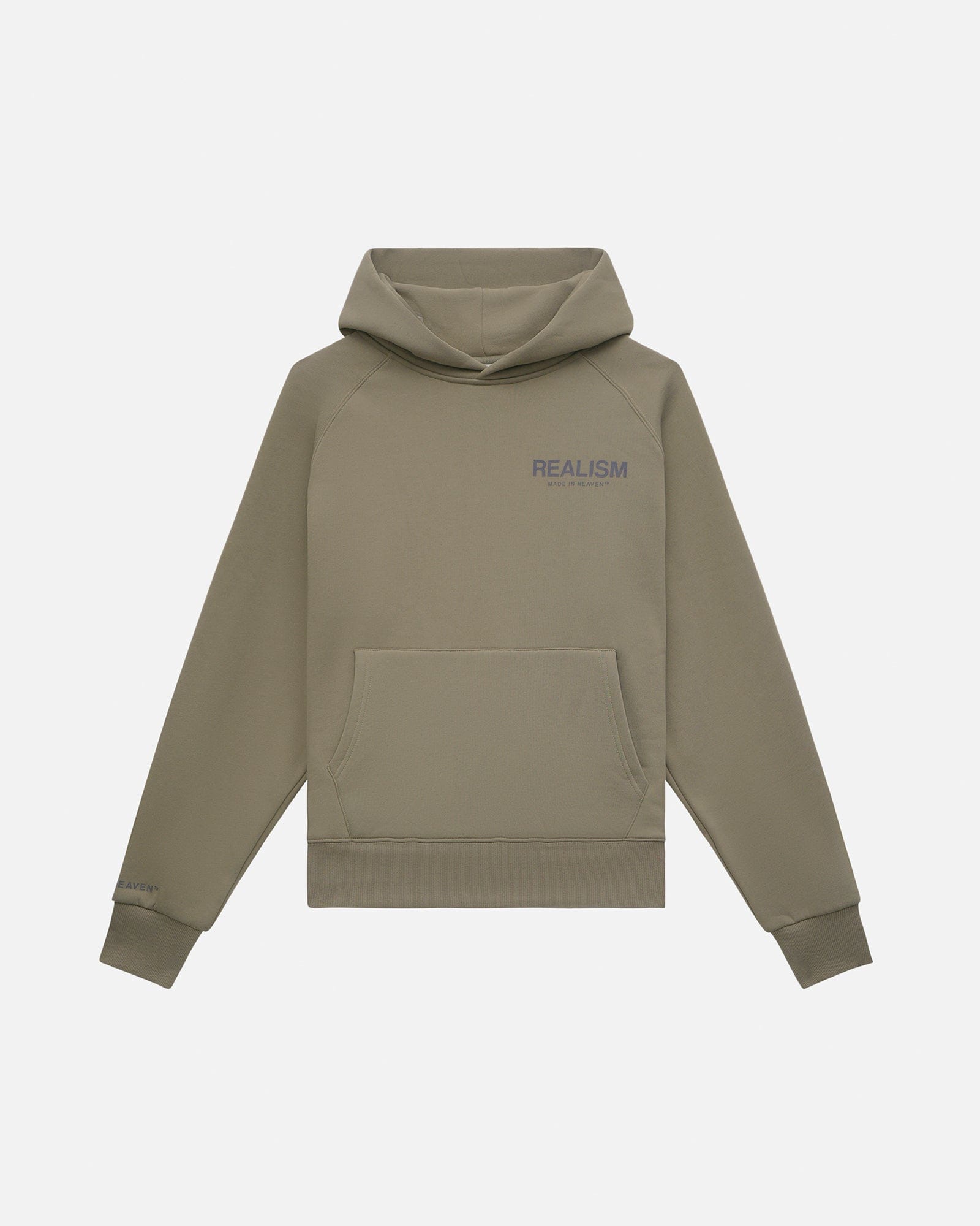Realism SSS REALISM HEAVEN LOGO REFLECTIVE HOODIE CEMENT
