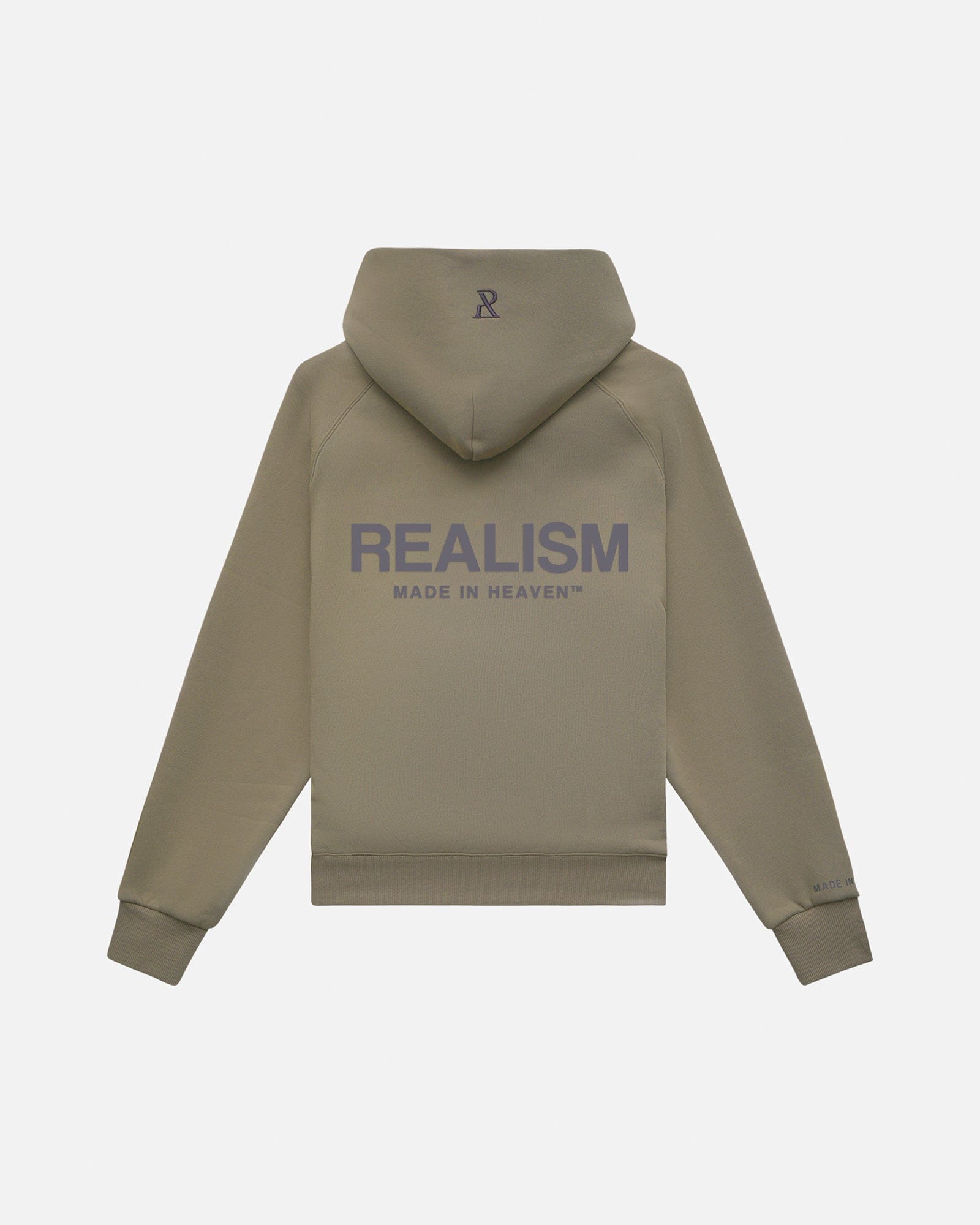 Realism SSS REALISM HEAVEN LOGO REFLECTIVE HOODIE CEMENT