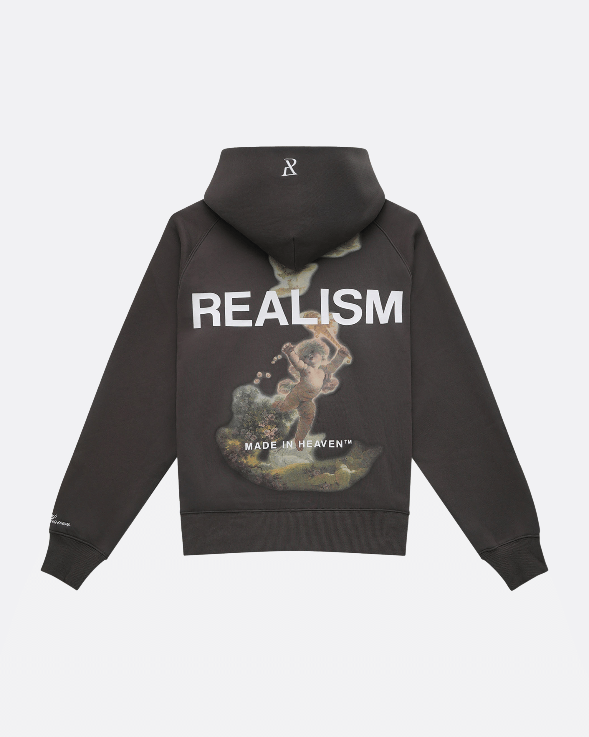 Realism SSS REALISM REALM OF ANGELS ZIP HOODIE ASPHALT