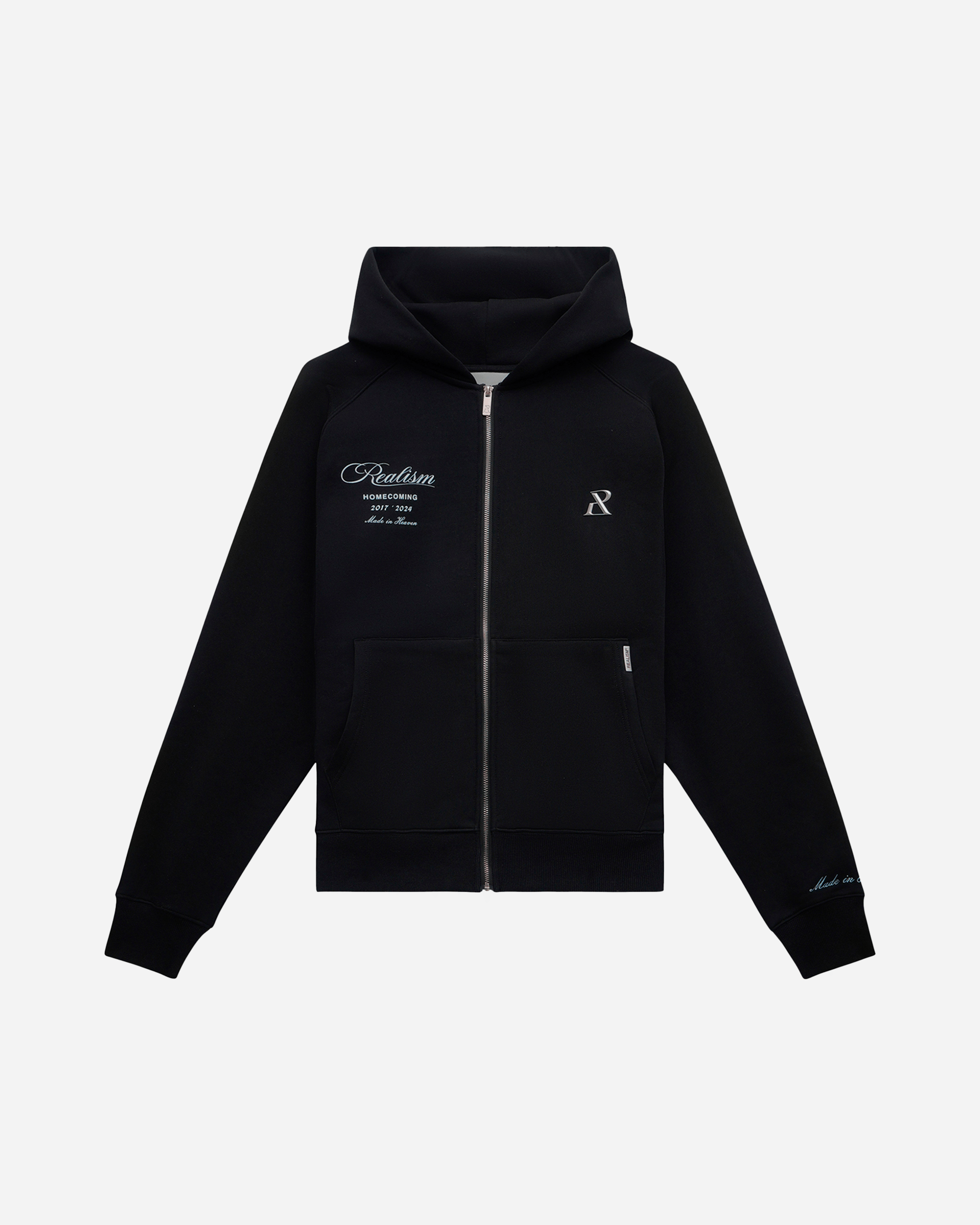 Realism SSS REALISM HALO ZIP HOODIE BLACK