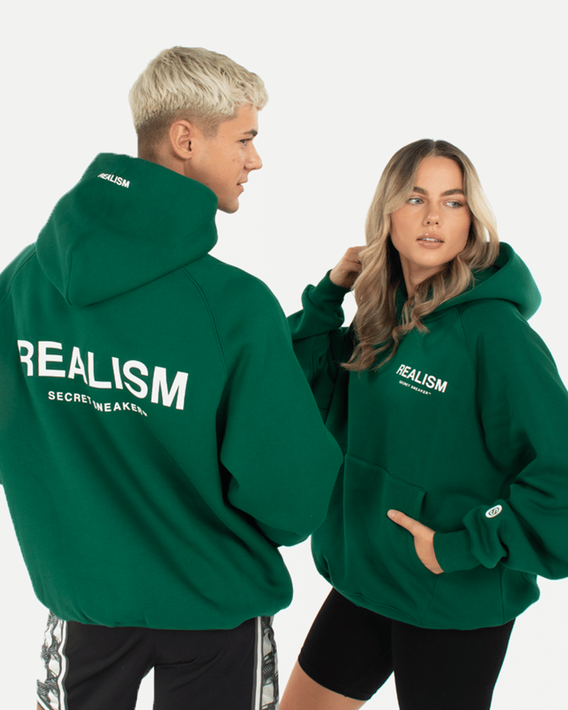 Realism SSS REALISM BACK LOGO HOODIE PINE GREEN