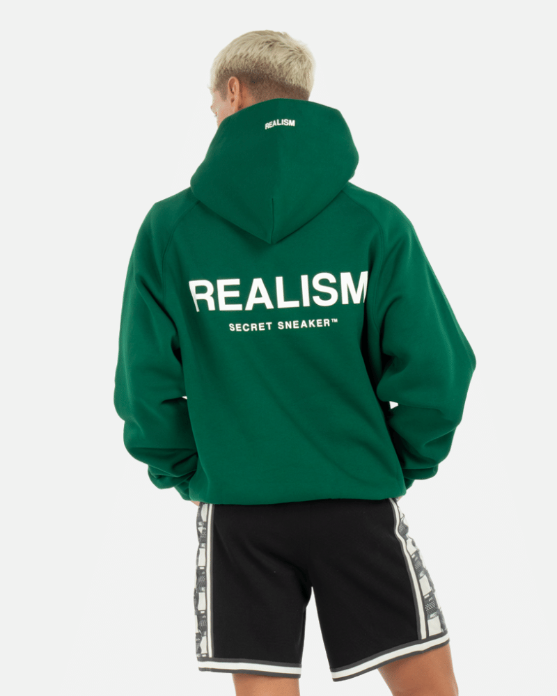 Realism SSS REALISM BACK LOGO HOODIE PINE GREEN