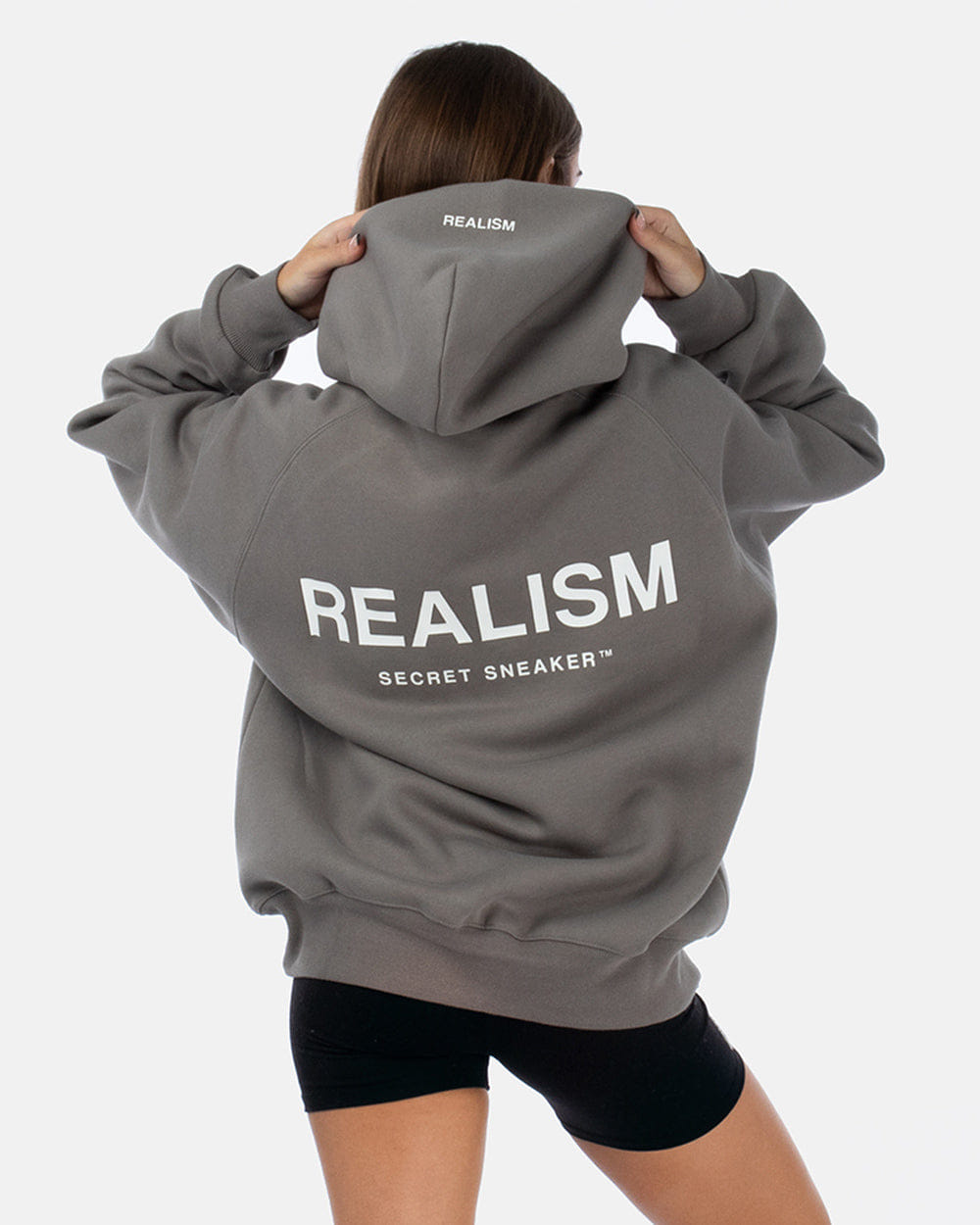 Realism SSS REALISM BACK LOGO HOODIE COOL GREY