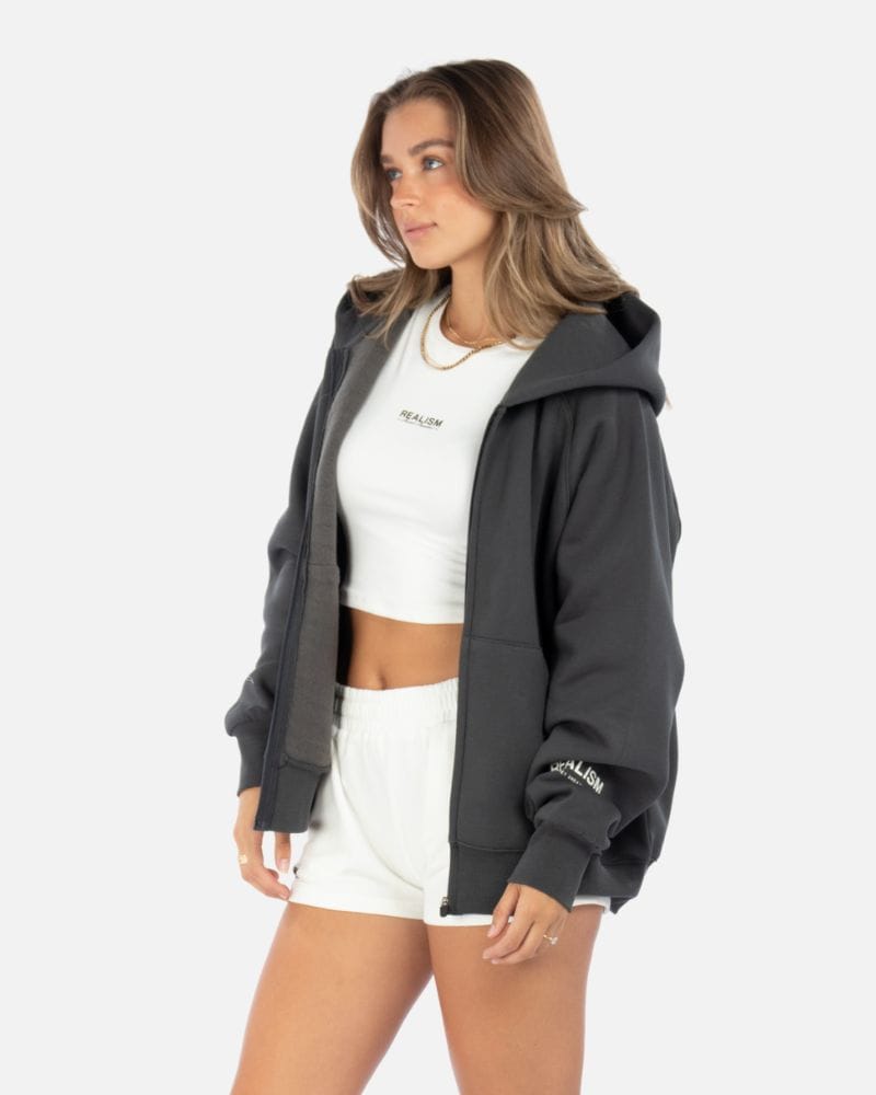 Realism SSS REALISM VISION ZIP HOODIE GRAPHITE