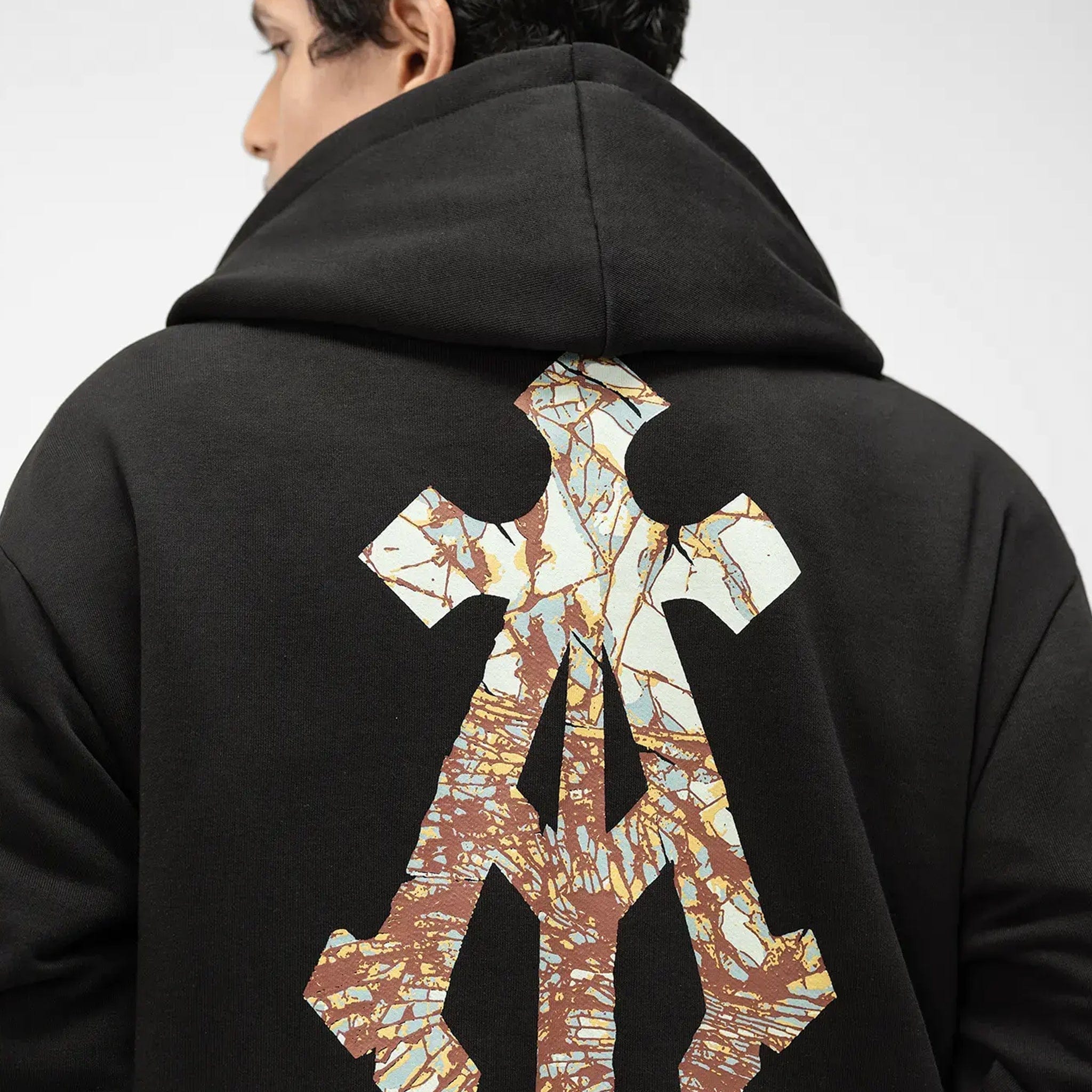 Almost Gods Shattered Alpha Cross Hoodie