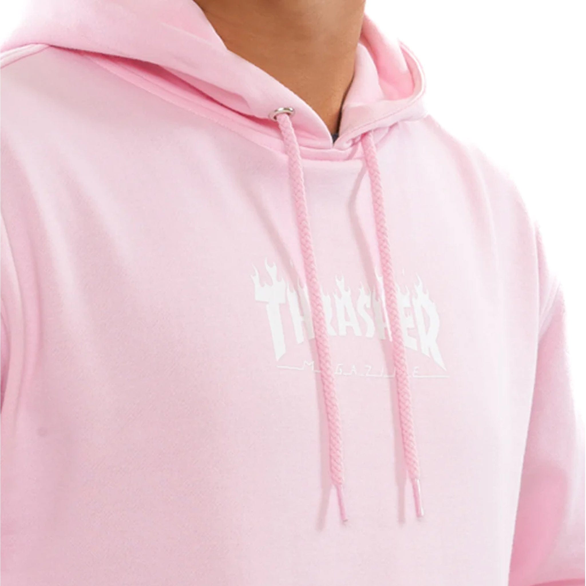 Thrasher FLAMING HEART HOODIE (Pink)