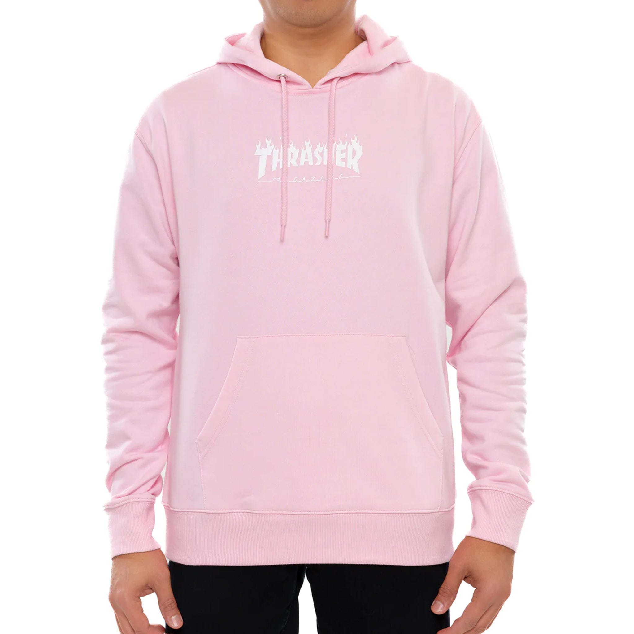 Thrasher FLAMING HEART HOODIE (Pink)