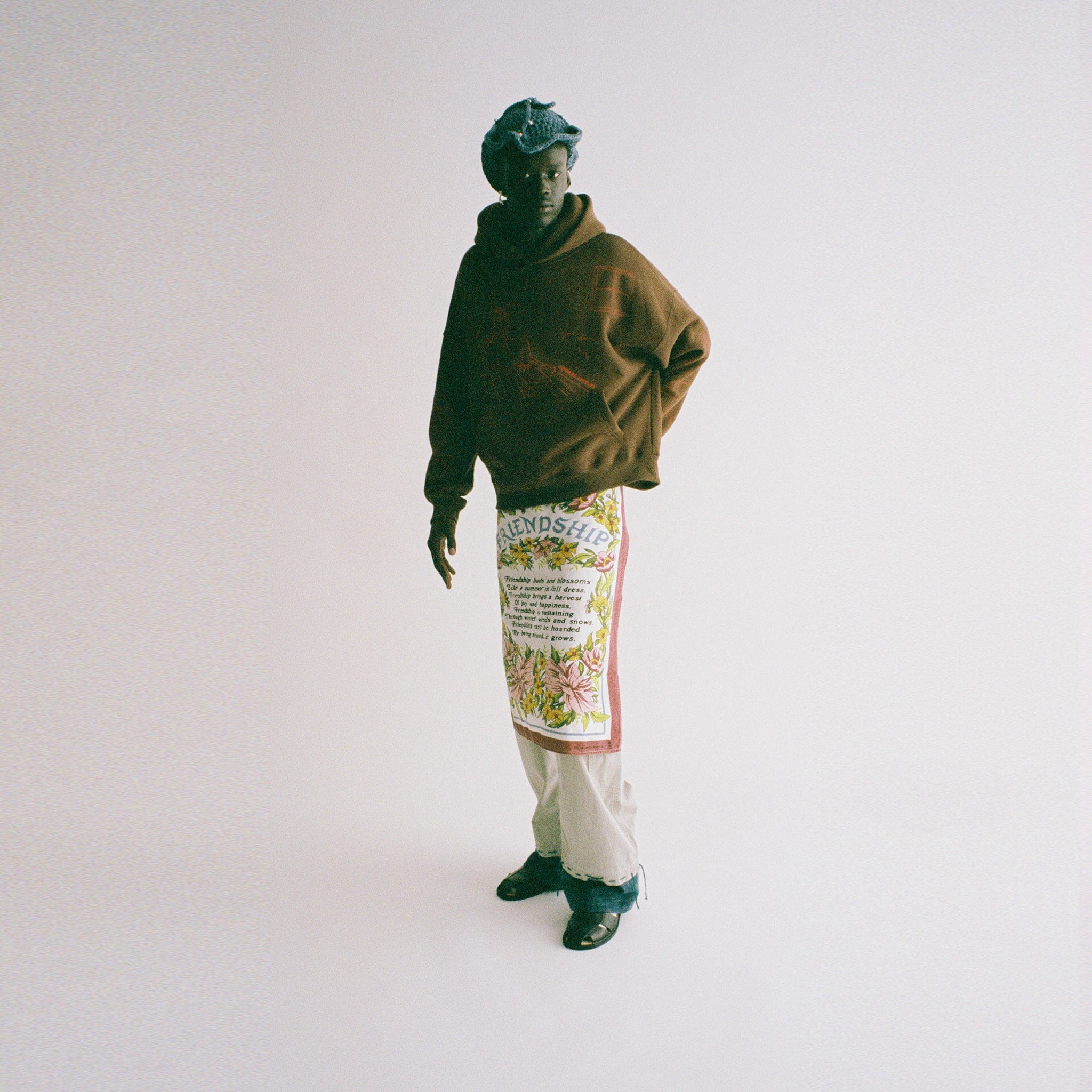 Jungles SLOW DOWN EMBROIDERED HOODIE