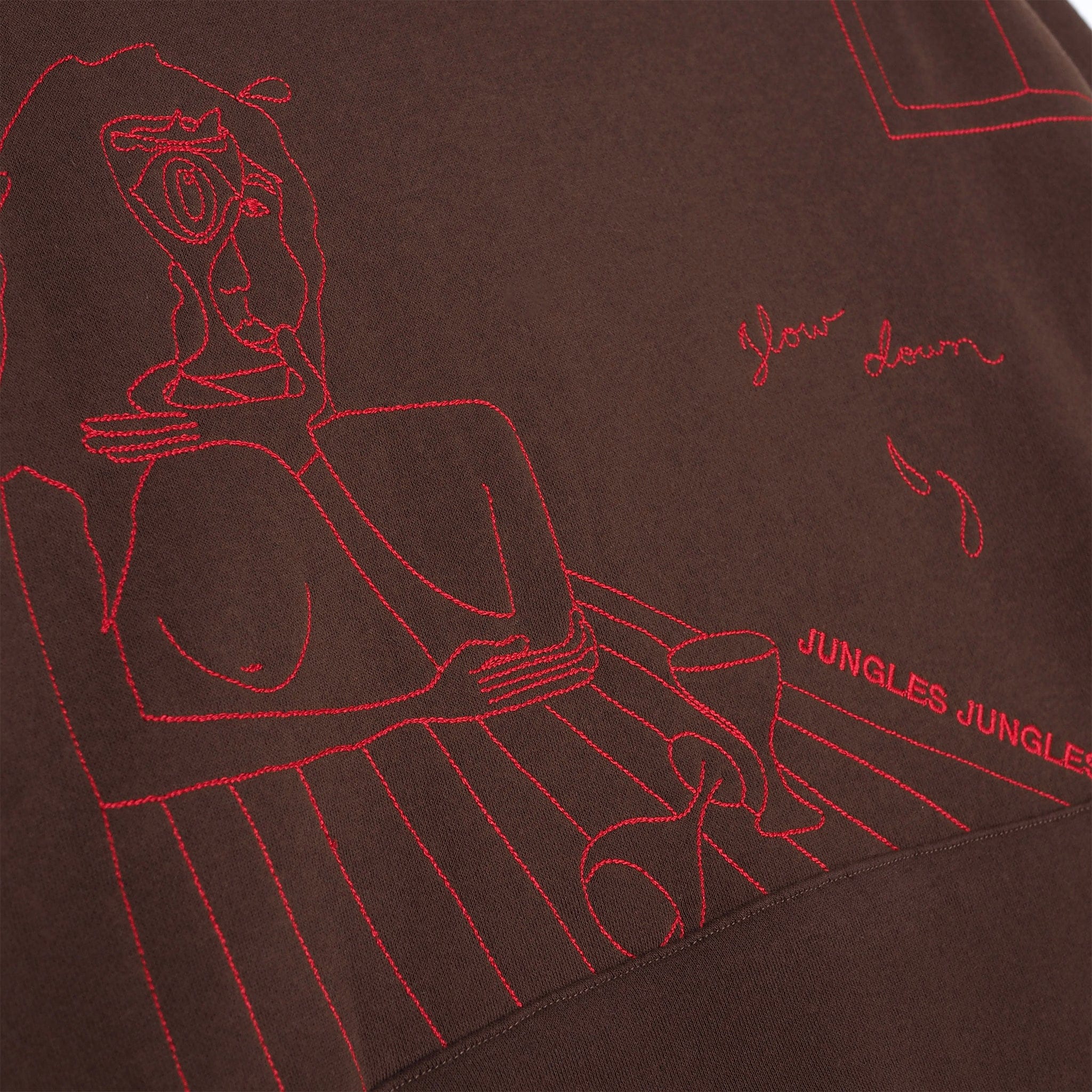Jungles SLOW DOWN EMBROIDERED HOODIE