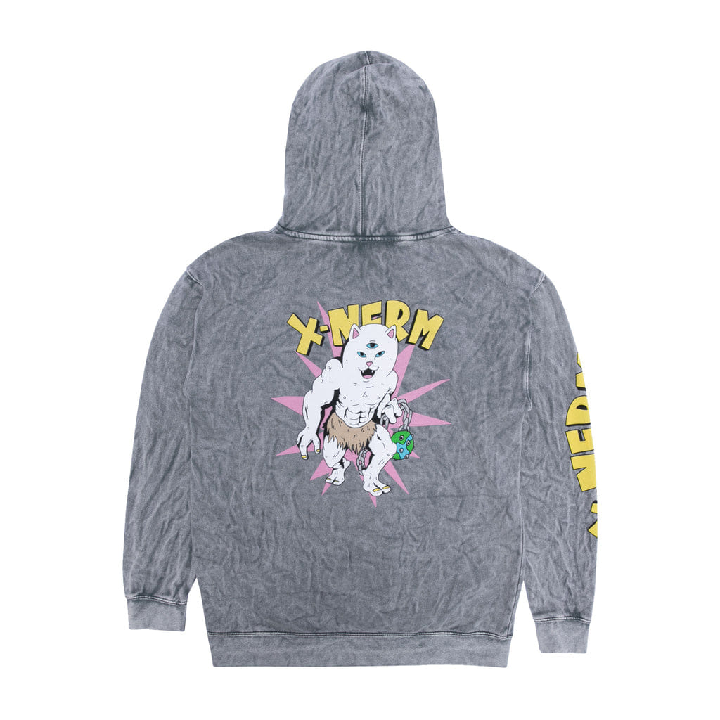 Ripndip X Nerm Hoodie (Charcoal Mineral Wash)