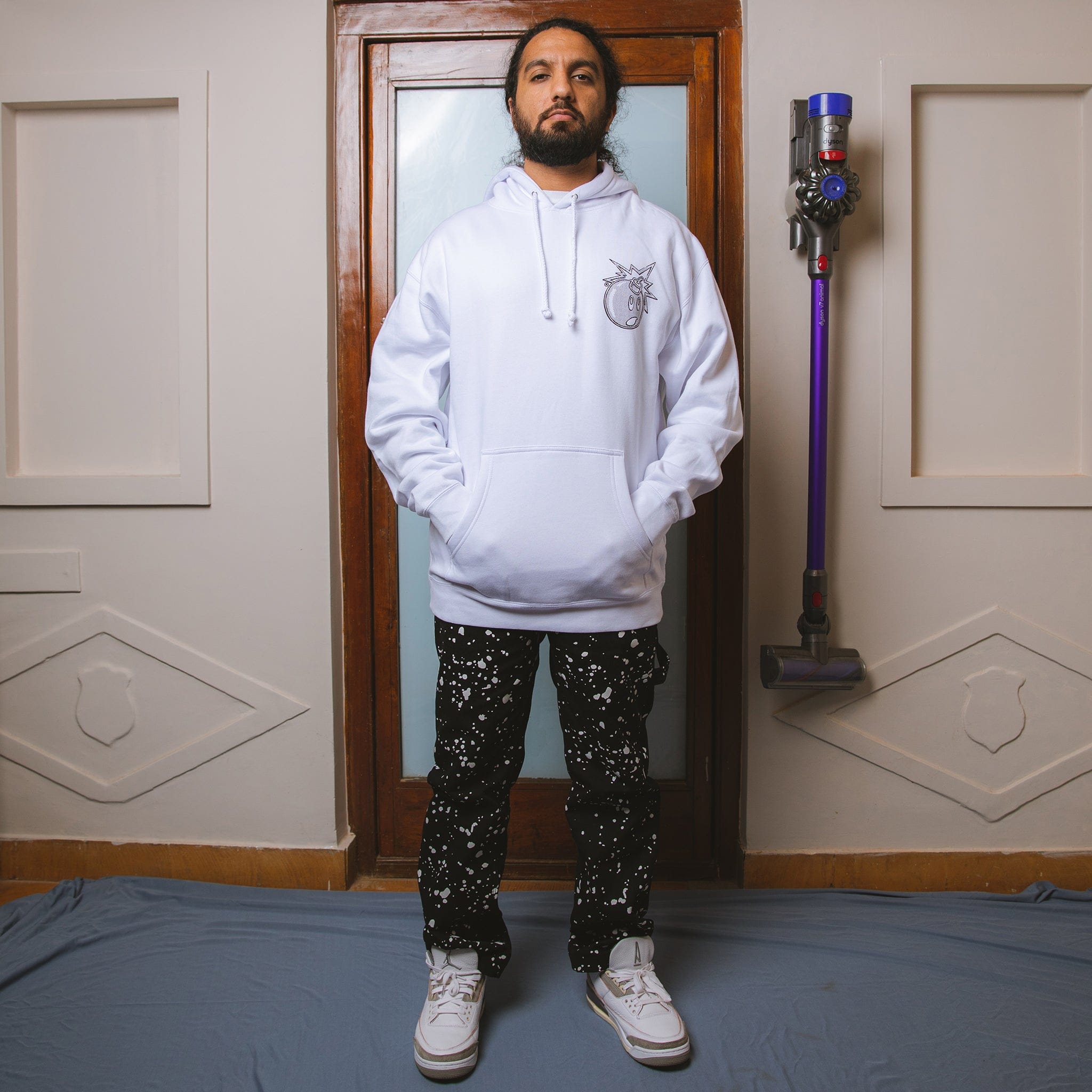 The Hundreds Vides Adam Bomb Hoodie (White)