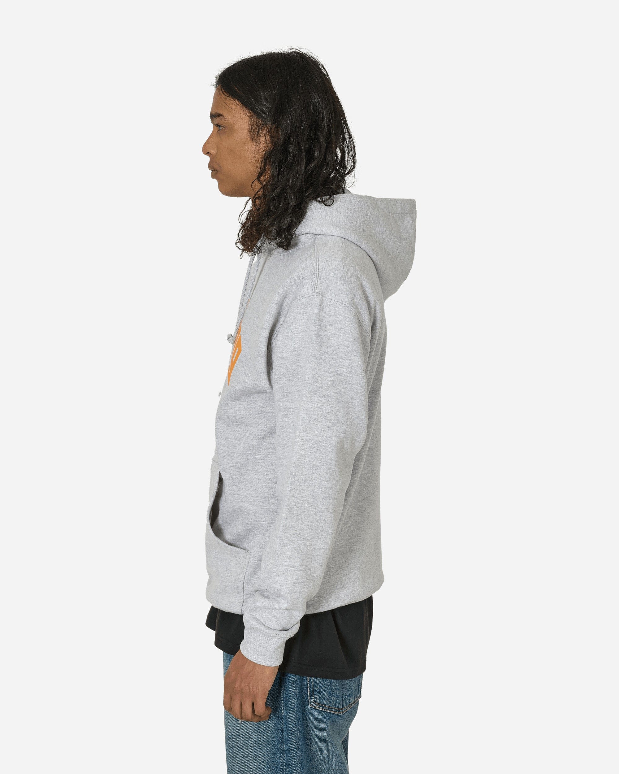 Anything Curved Logo Hoodie Heather Grey