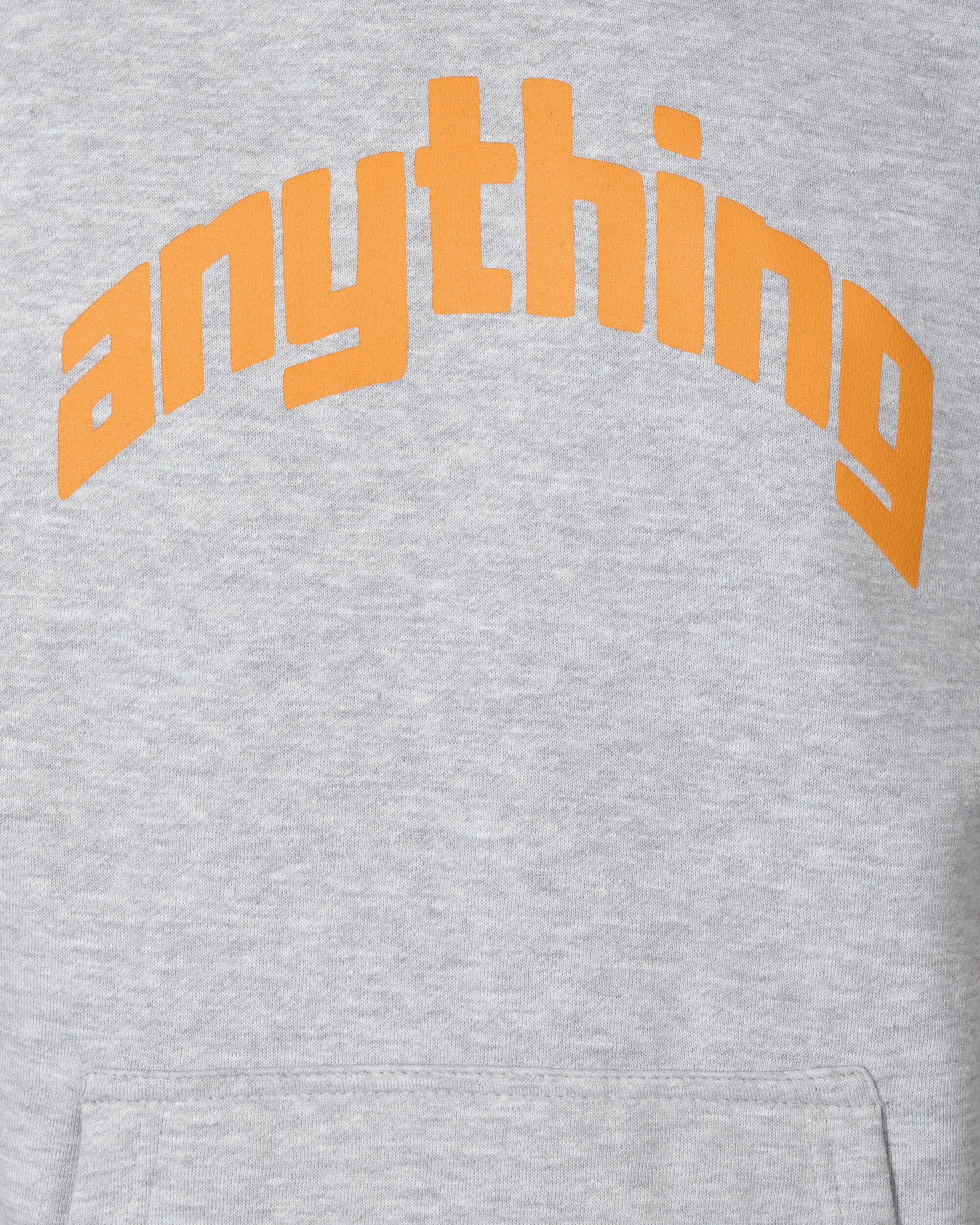 Anything Curved Logo Hoodie Heather Grey