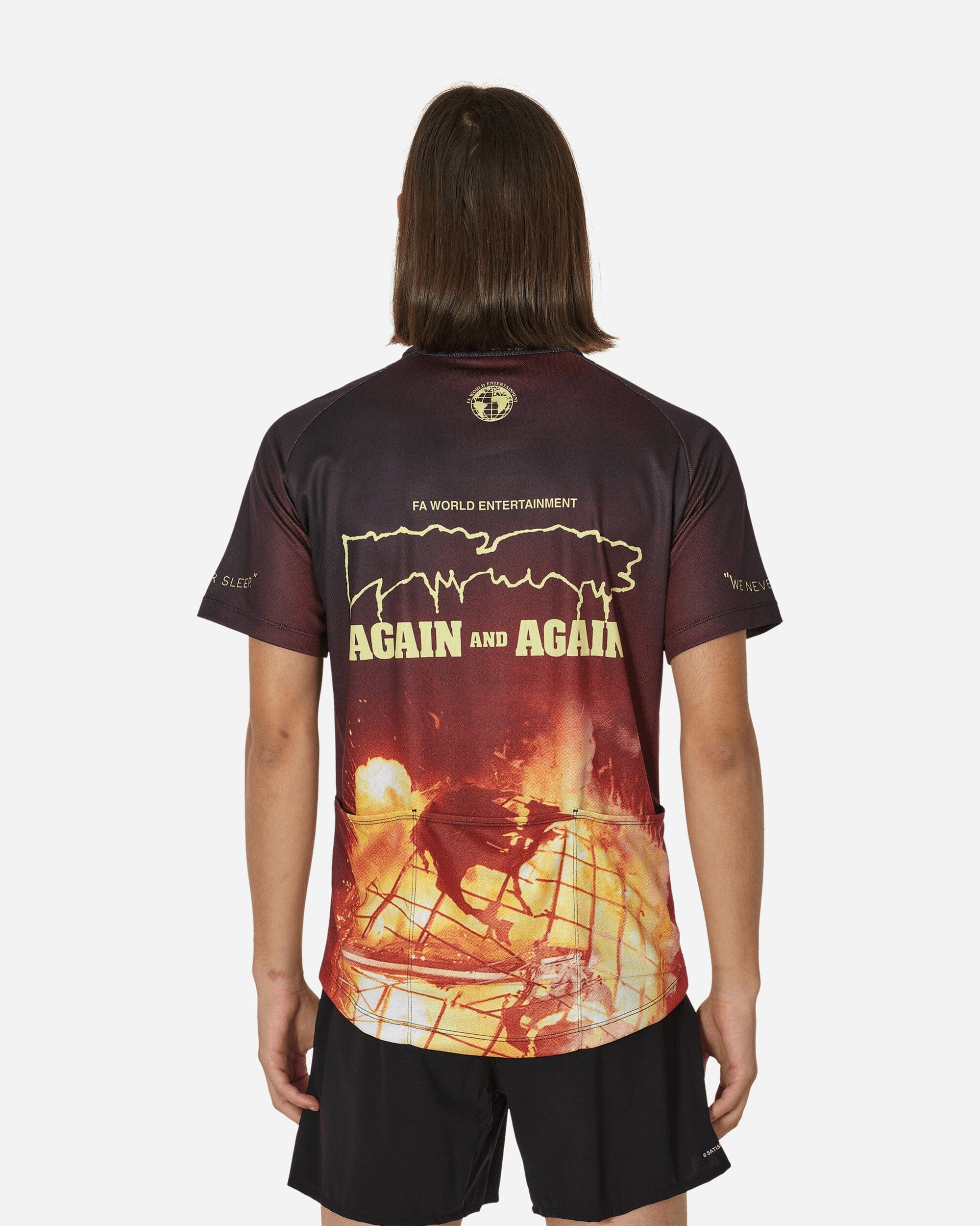Fucking Awesome On Your Left Cycling Top Black