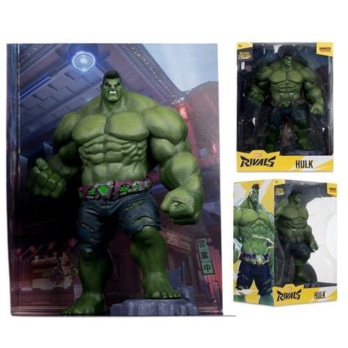Mcfarlane Toys Marvel Rivals The Hulk 1:6 Scale Posed Figure with Scene and Comic