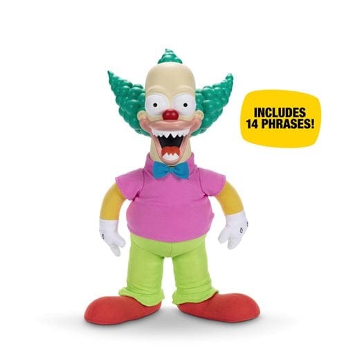 Jakks Pacific The Simpsons Krusty the Clown Talking Plush Doll