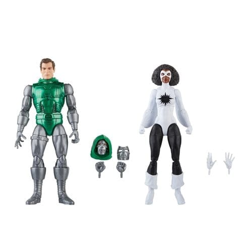 Hasbro Avengers 60th Anniversary Marvel Legends Captain Marvel vs. Doctor Doom 6 - Inch Action Figures