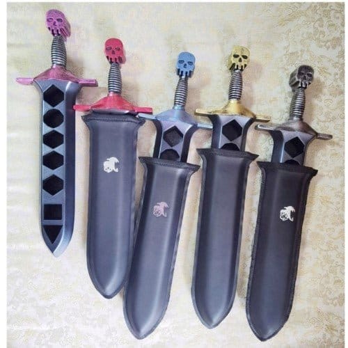 Hymgho Grim Dagger Dice Case with sheath cover - Choose a color (Dice not included)