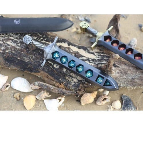 Hymgho Grim Dagger Dice Case with sheath cover - Choose a color (Dice not included)