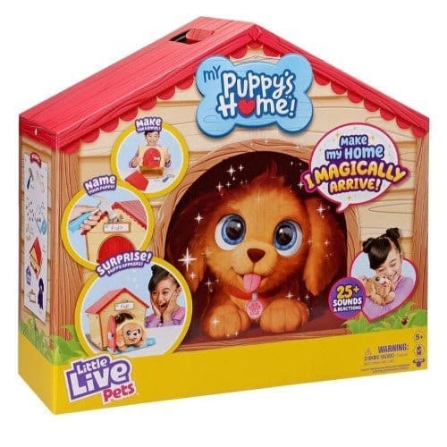 Moose Toys Little Live Pets My Puppy's Home Building Playset (Random Puppy)