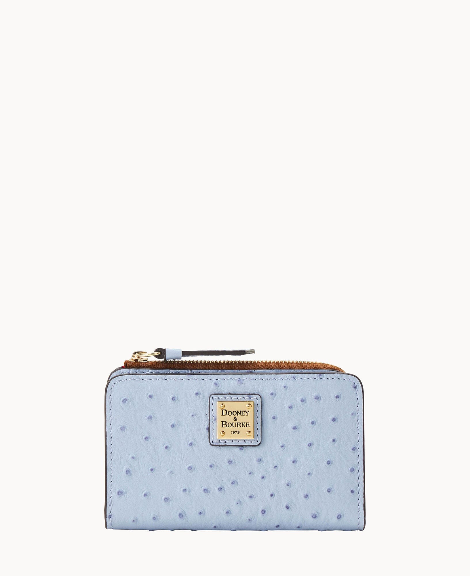 Dooney & Bourke Ostrich Zip Credit Card Wallet 14