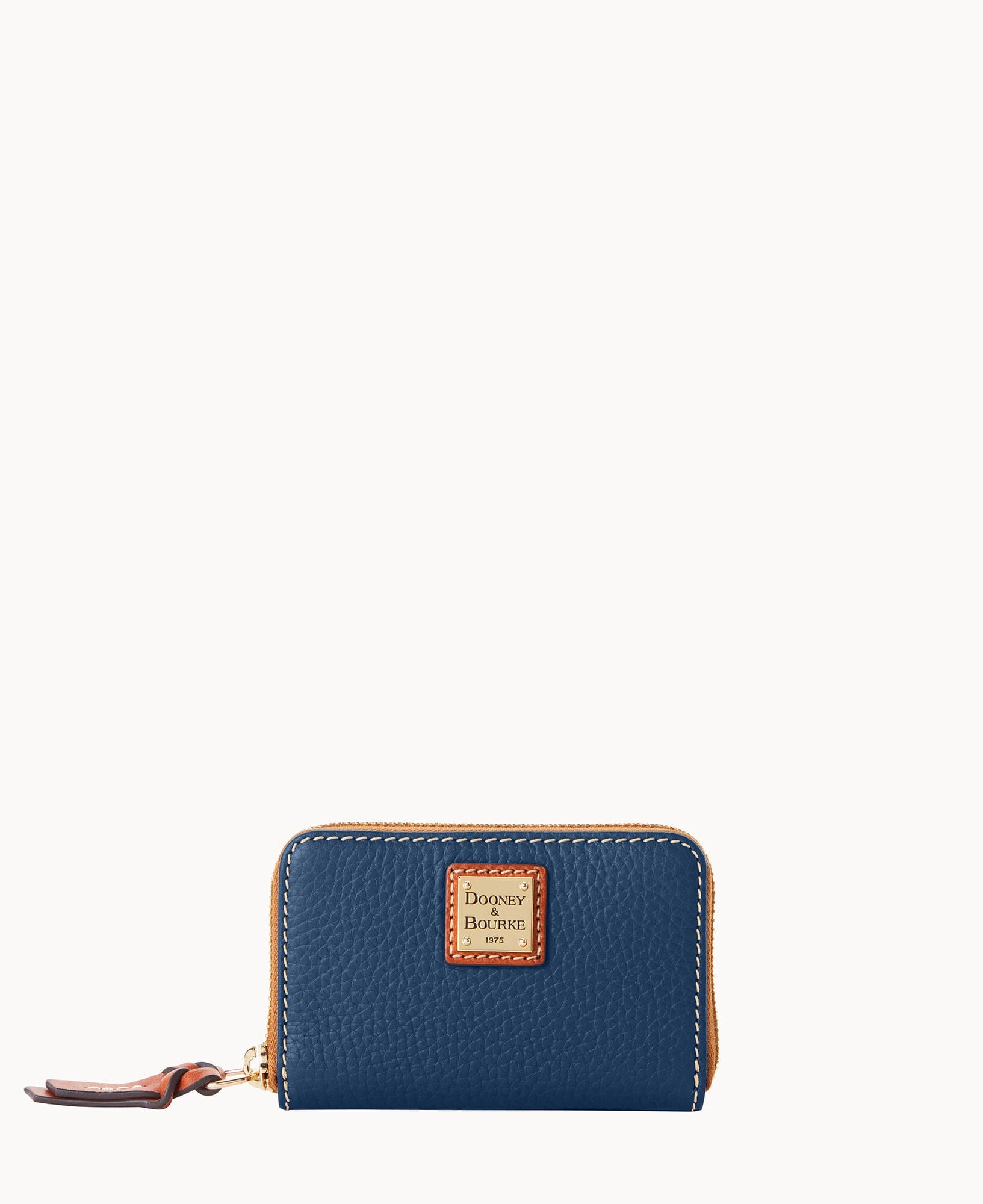 Dooney & Bourke Pebble Grain Large Zip Around Credit Card Case