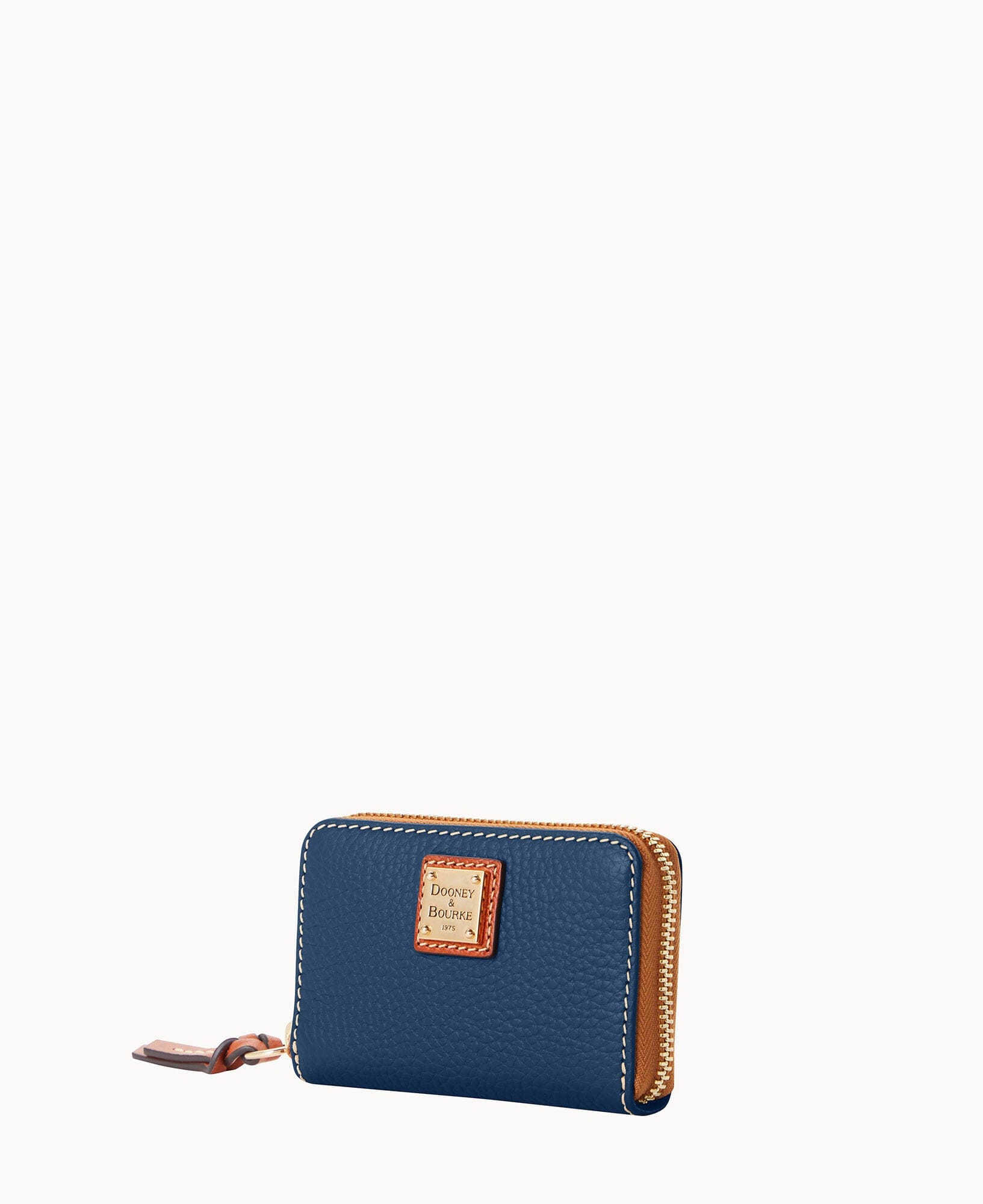 Dooney & Bourke Pebble Grain Large Zip Around Credit Card Case